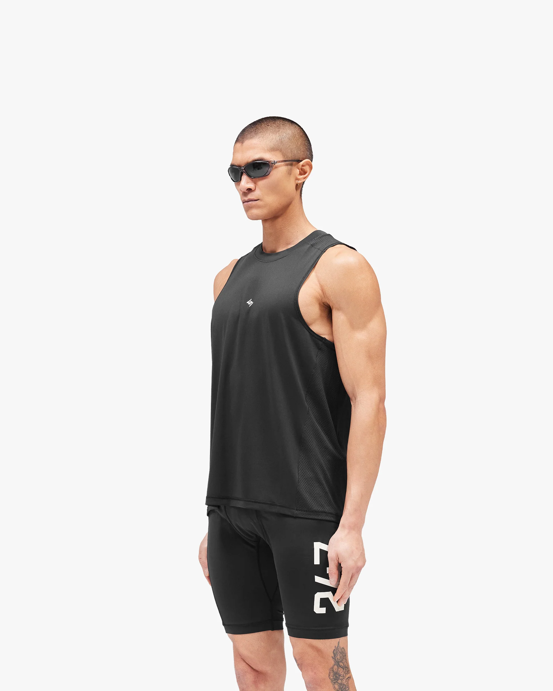 247 Numbers Vest - Jet Black - Image 2