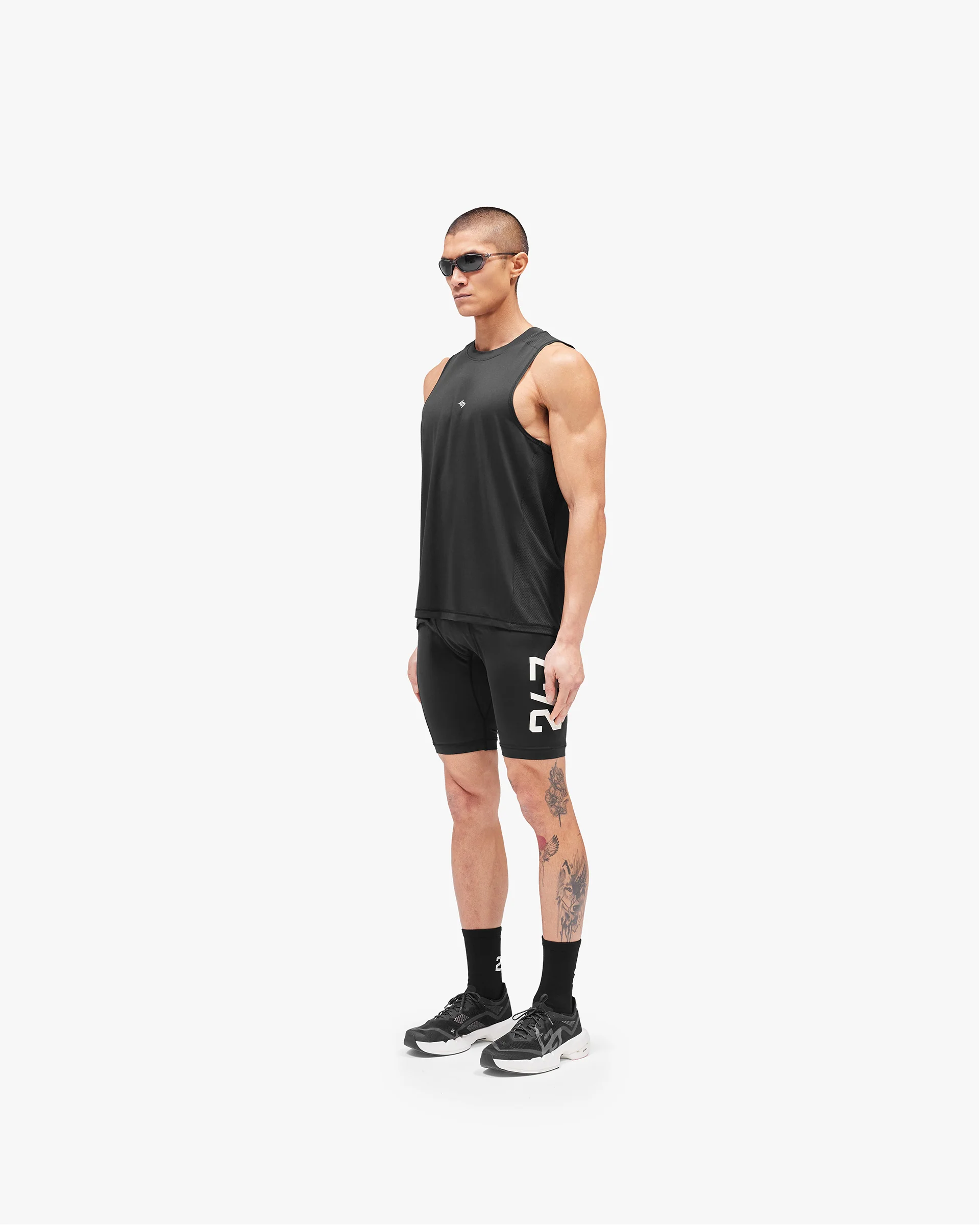 247 Numbers Vest - Jet Black - Image 6