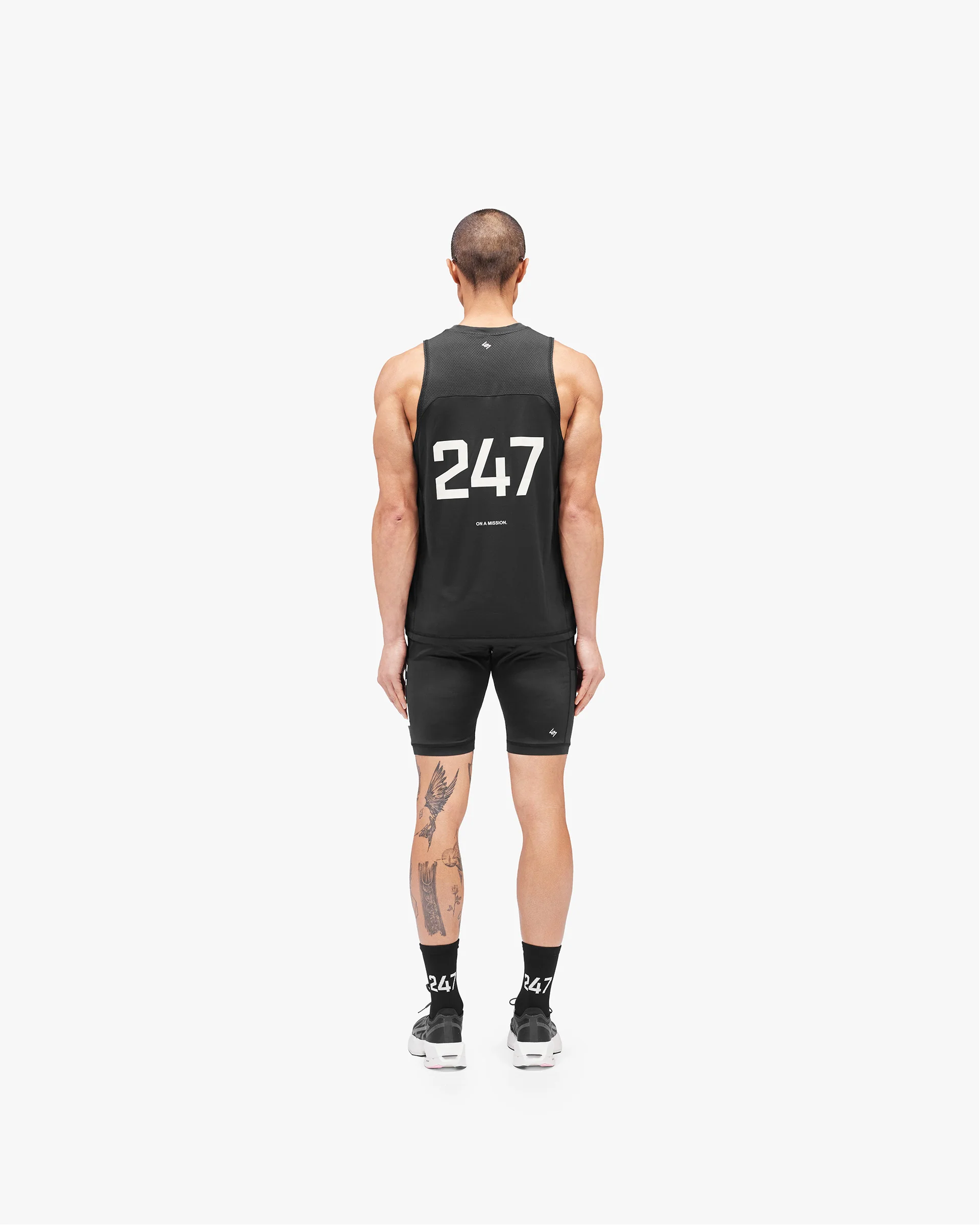 247 Numbers Vest - Jet Black - Image 7