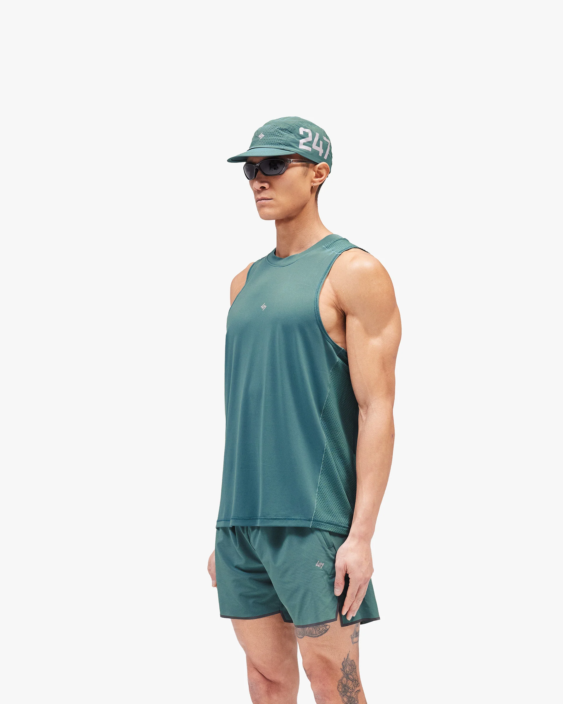 247 Numbers Vest - Teal - Image 2