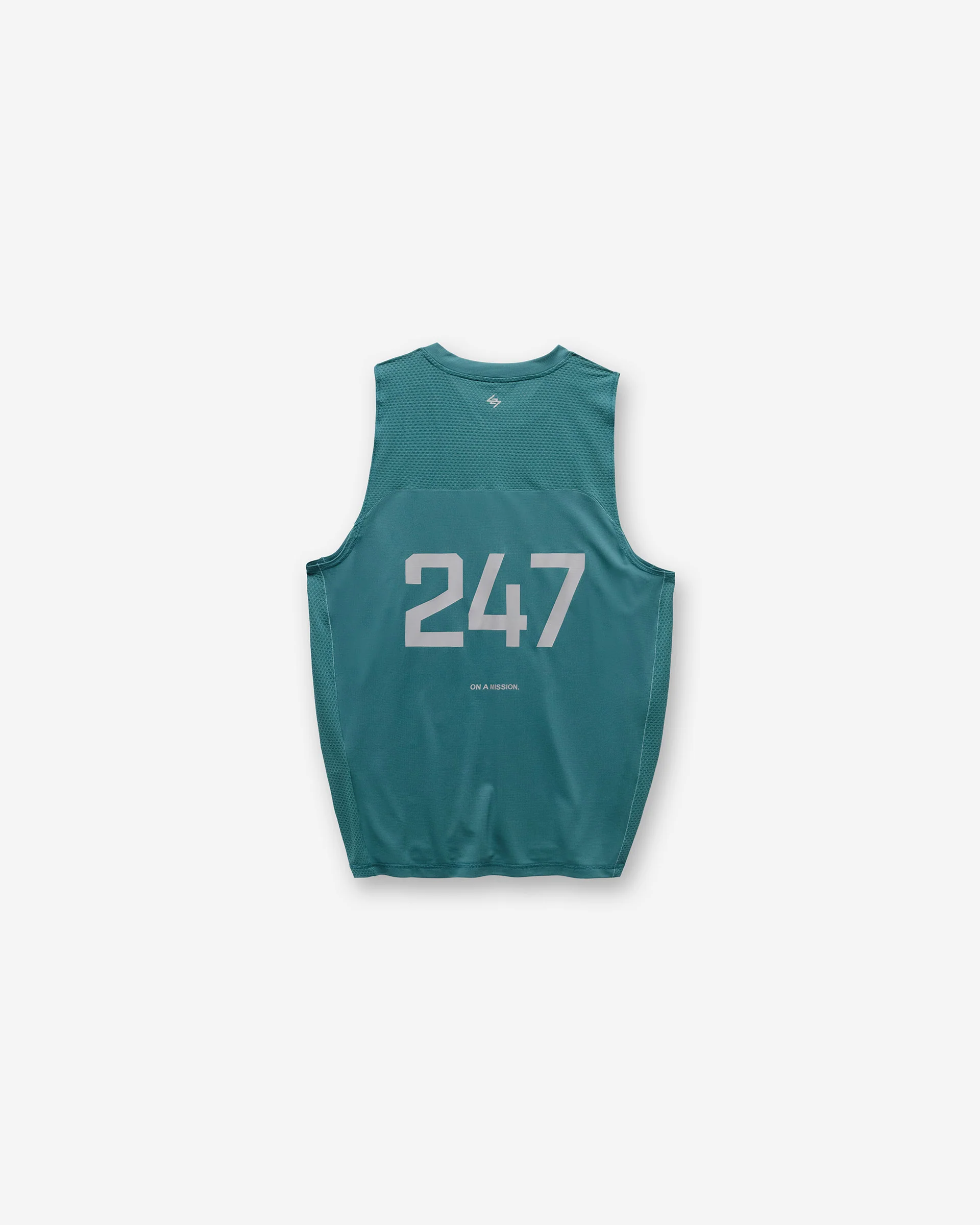 247 Numbers Vest - Teal - Image 8