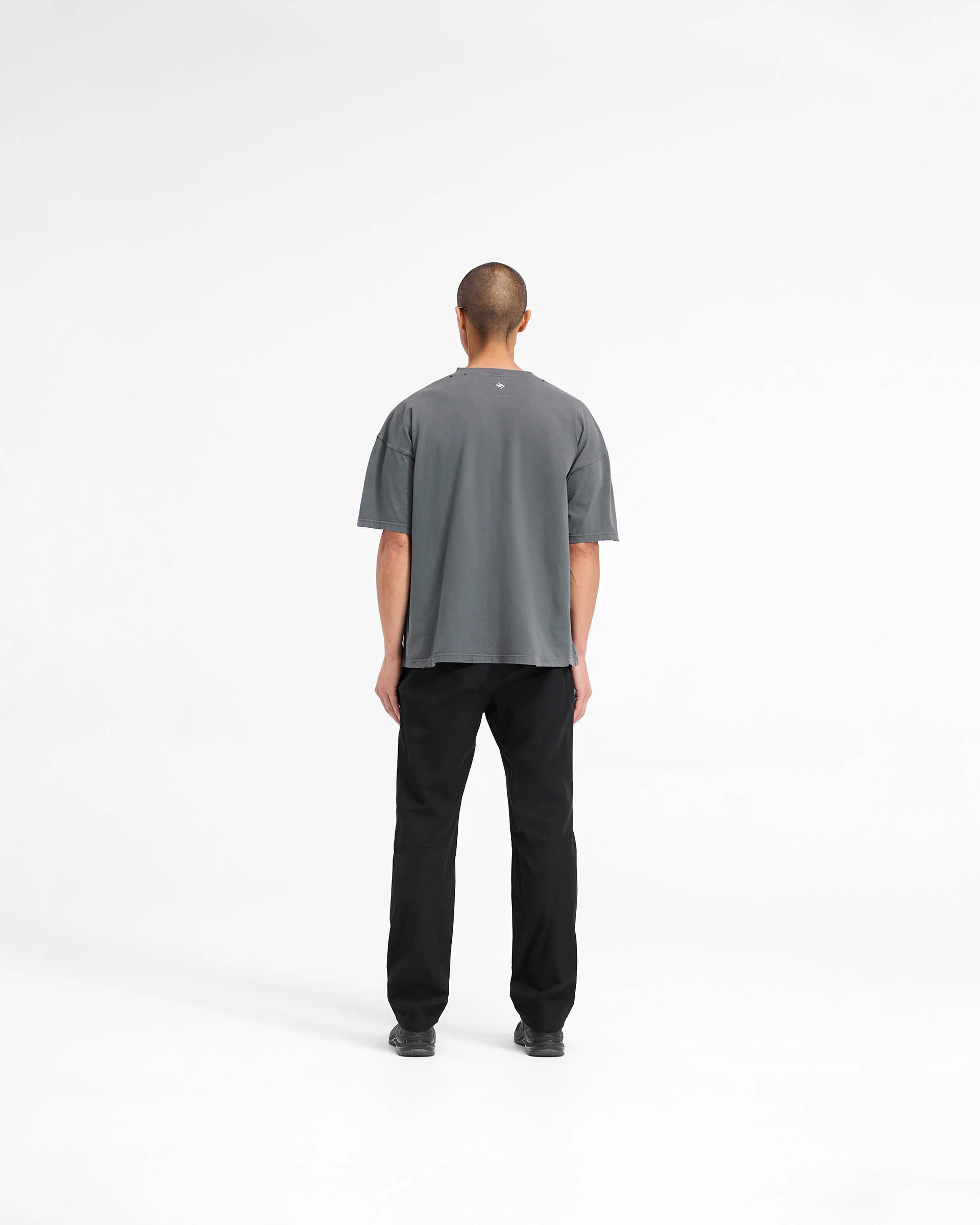 247 On A Mission Oversized T-Shirt - Aged Black - Image 7