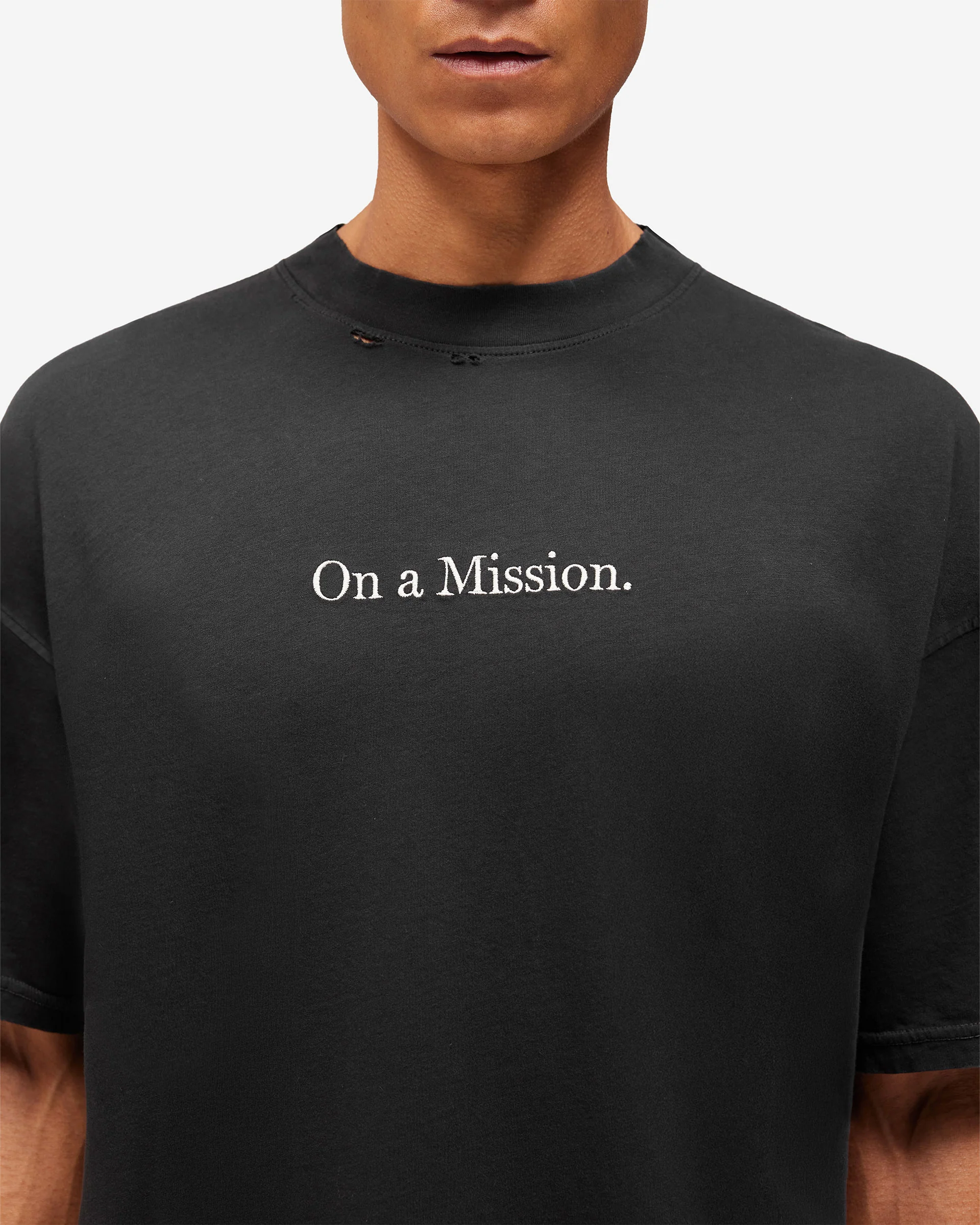 247 On A Mission T-Shirt - Jet Black - Image 5