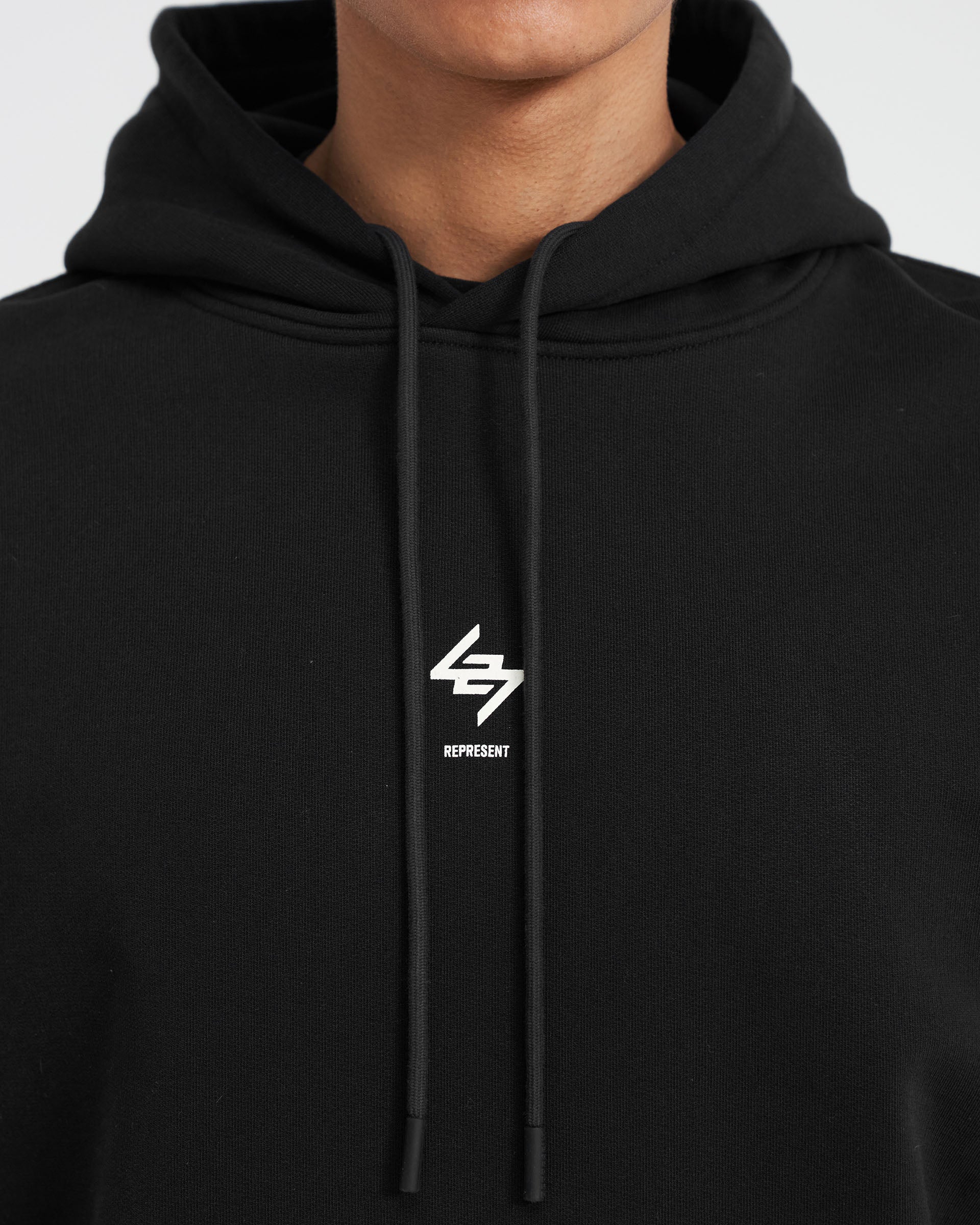 247 Oversized Hoodie - Jet Black - Image 4
