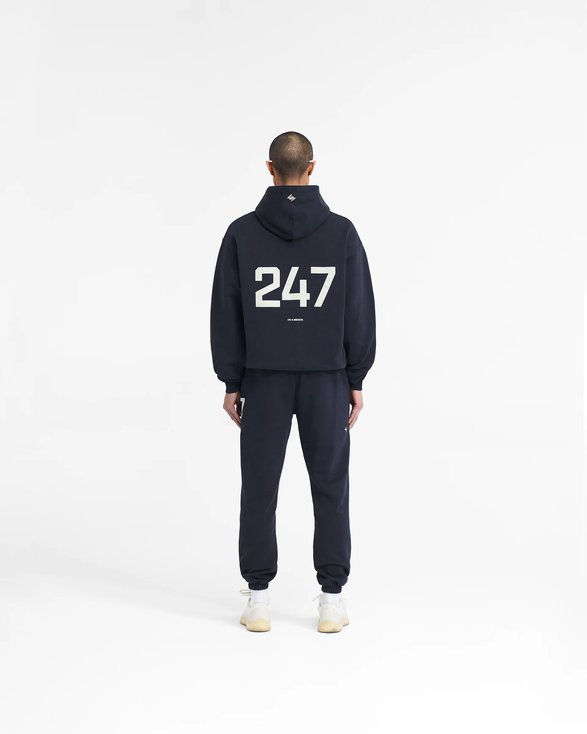 247 Oversized Hoodie - Navy - Image 9
