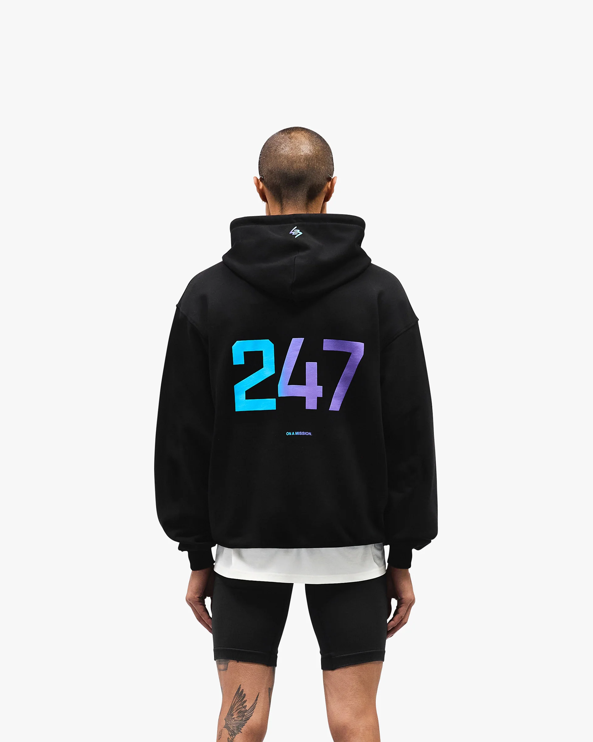 247 Oversized Hoodie - Purple Fade - Image 4
