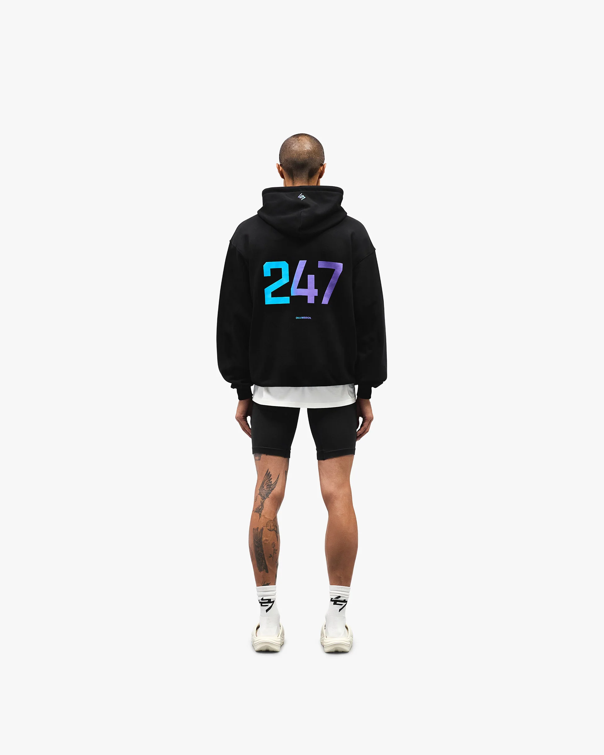 247 Oversized Hoodie - Purple Fade - Image 7