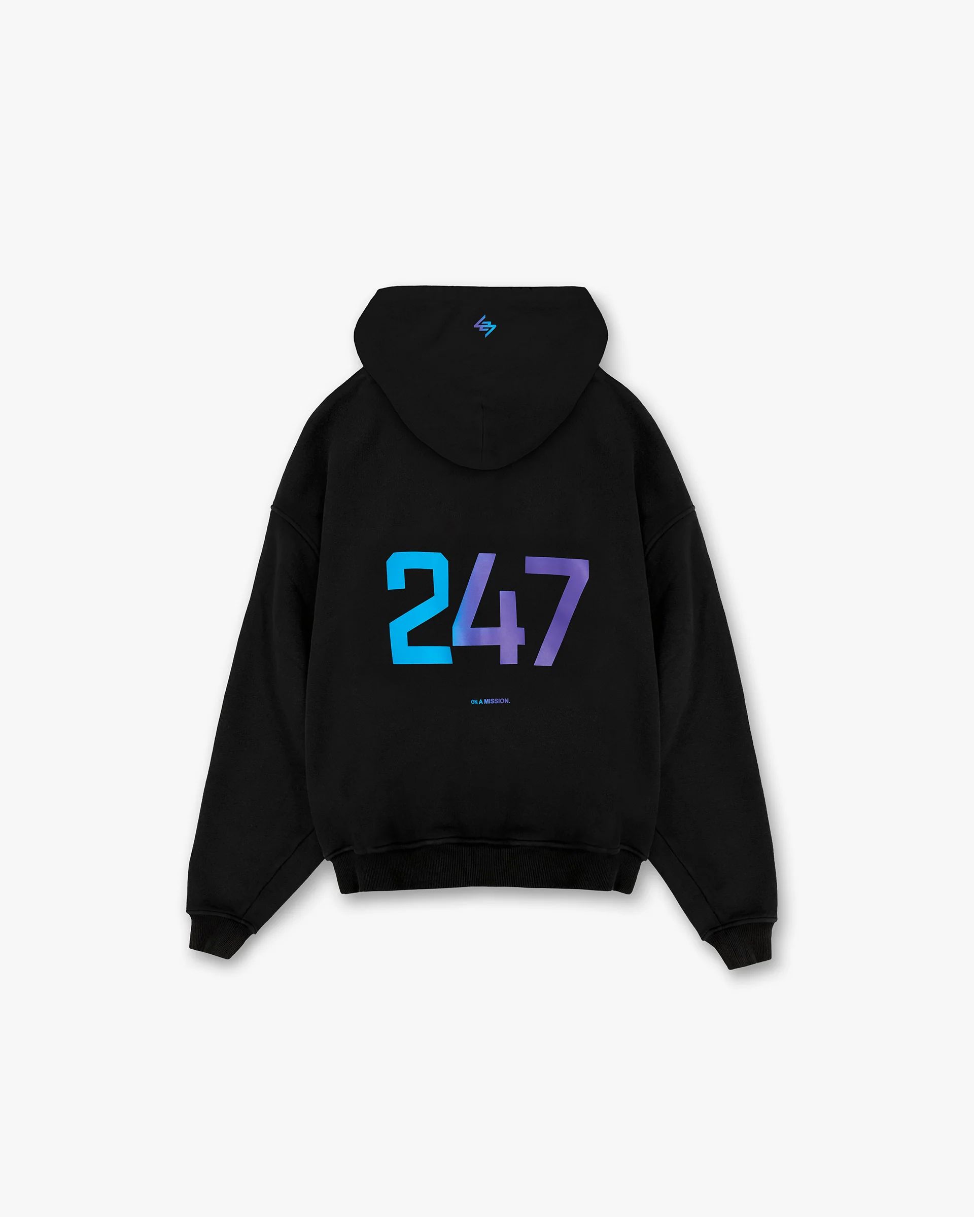 247 Oversized Hoodie - Purple Fade - Image 8