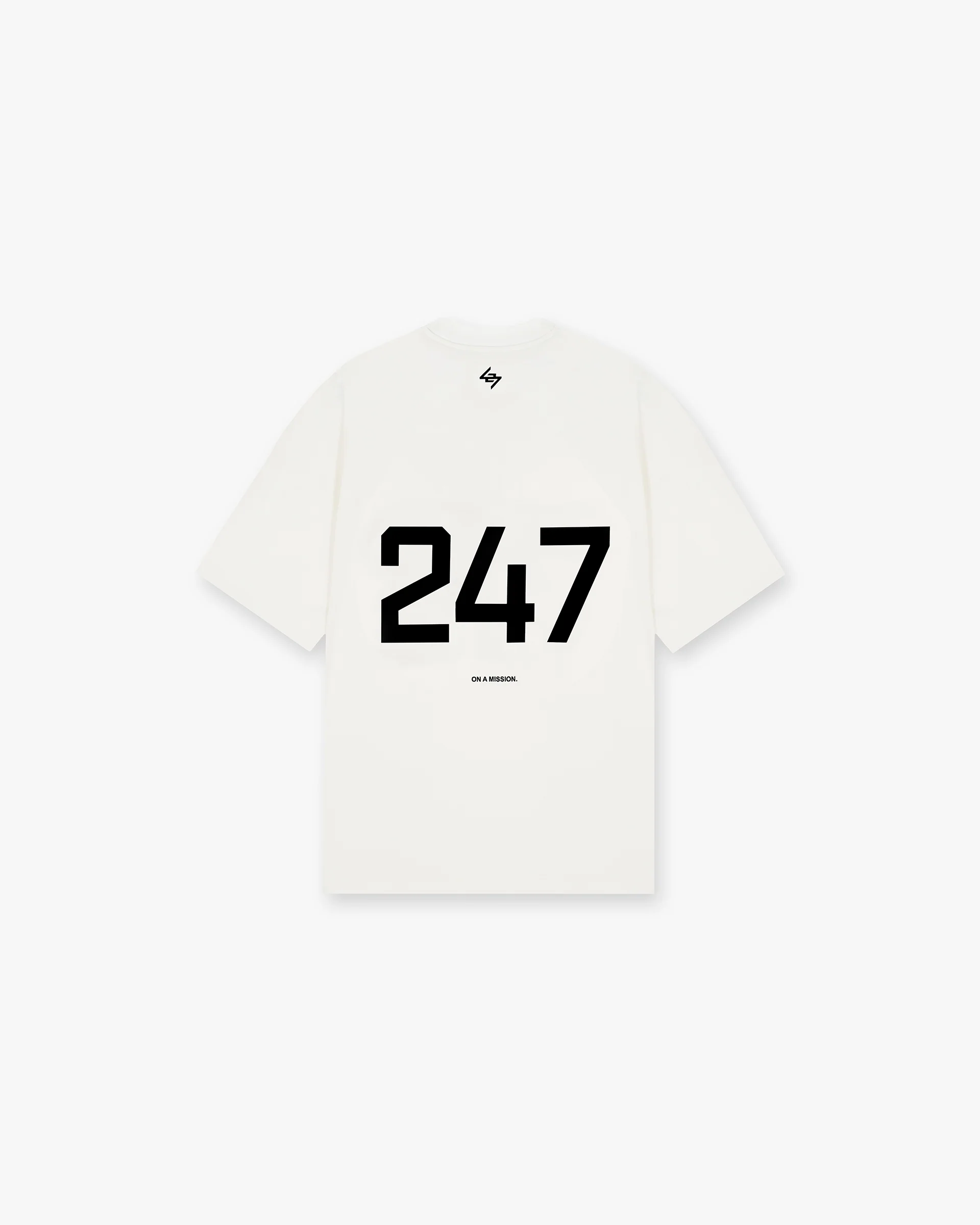 247 Oversized T-Shirt - Flat White - Image 2