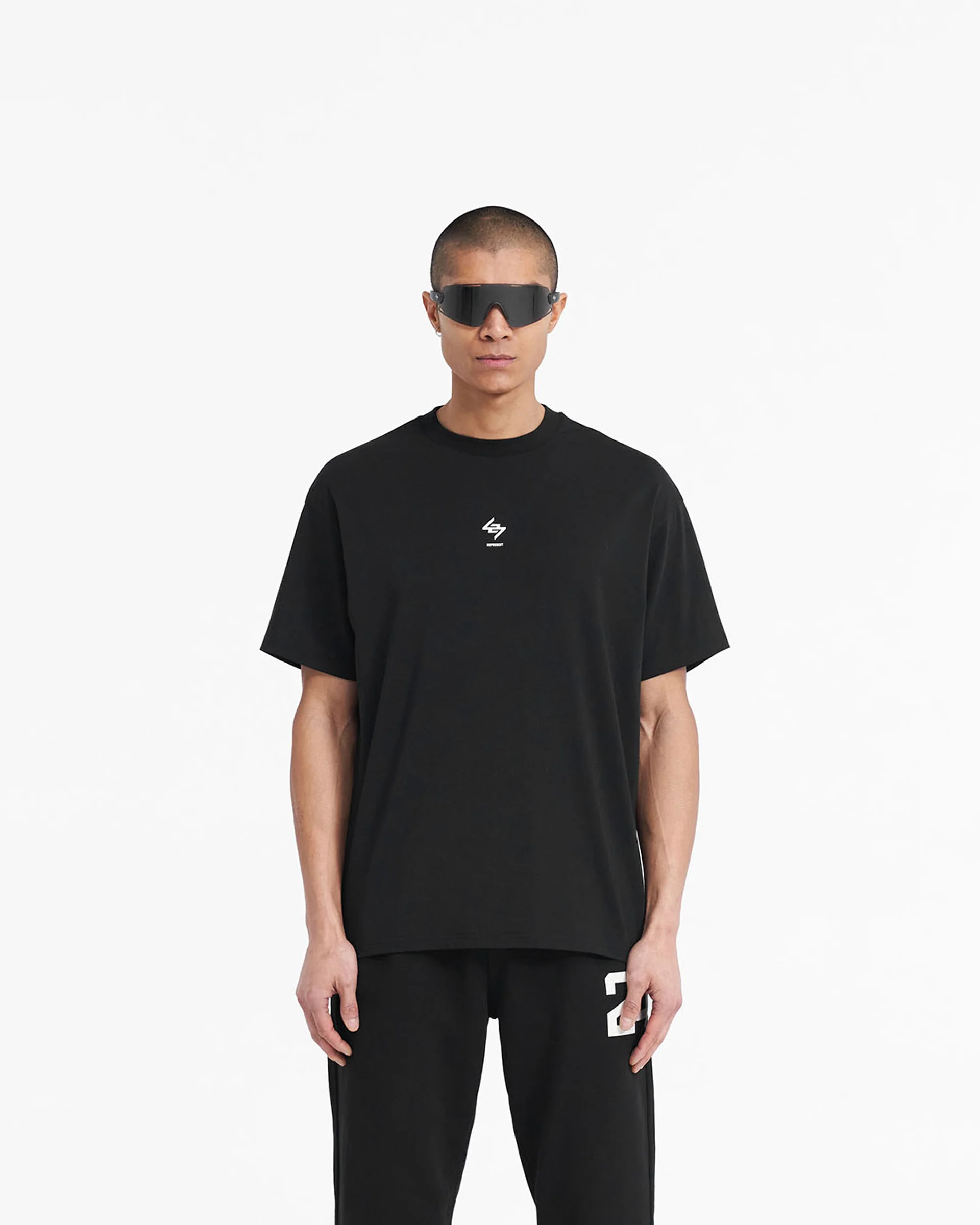 247 Oversized T-Shirt - Jet Black - Image 3