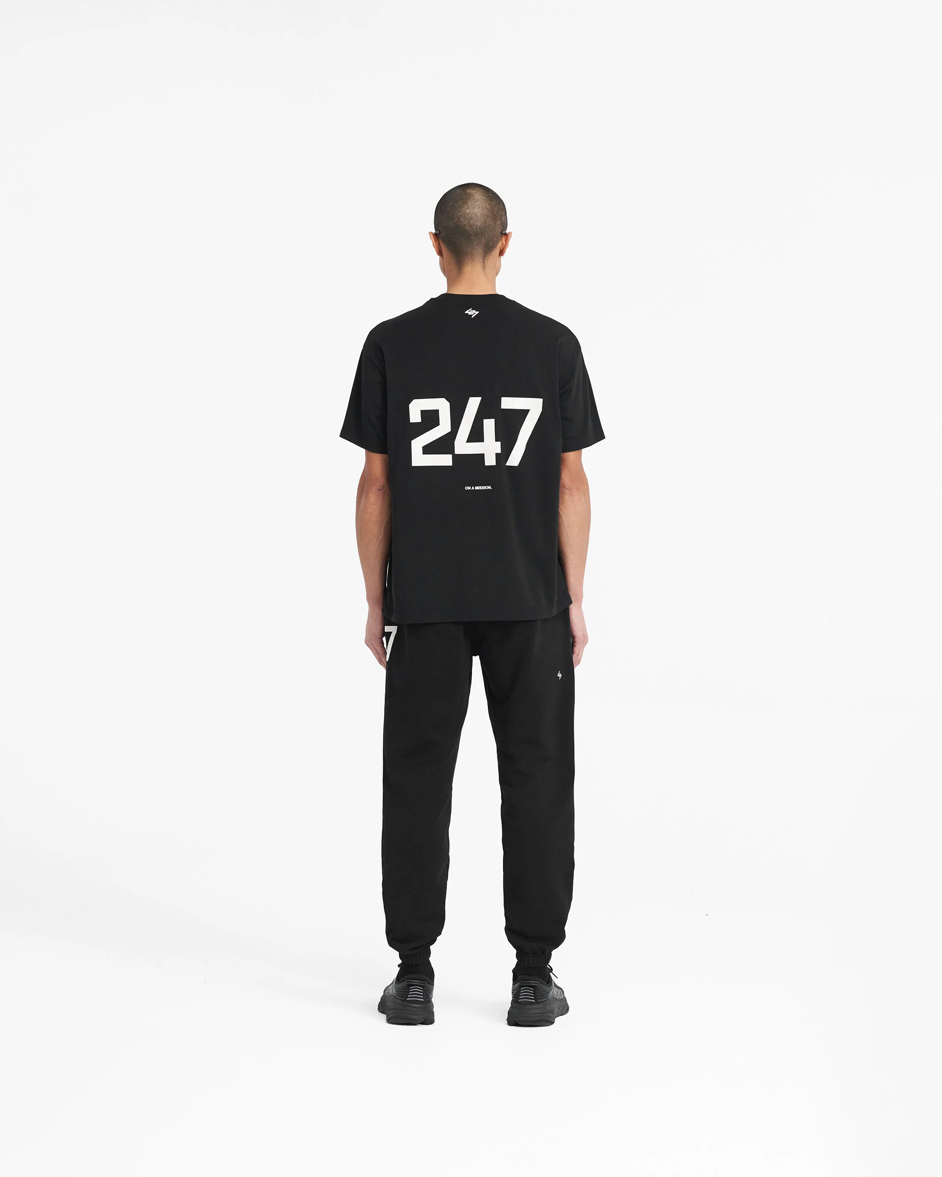247 Oversized T-Shirt - Jet Black - Image 7