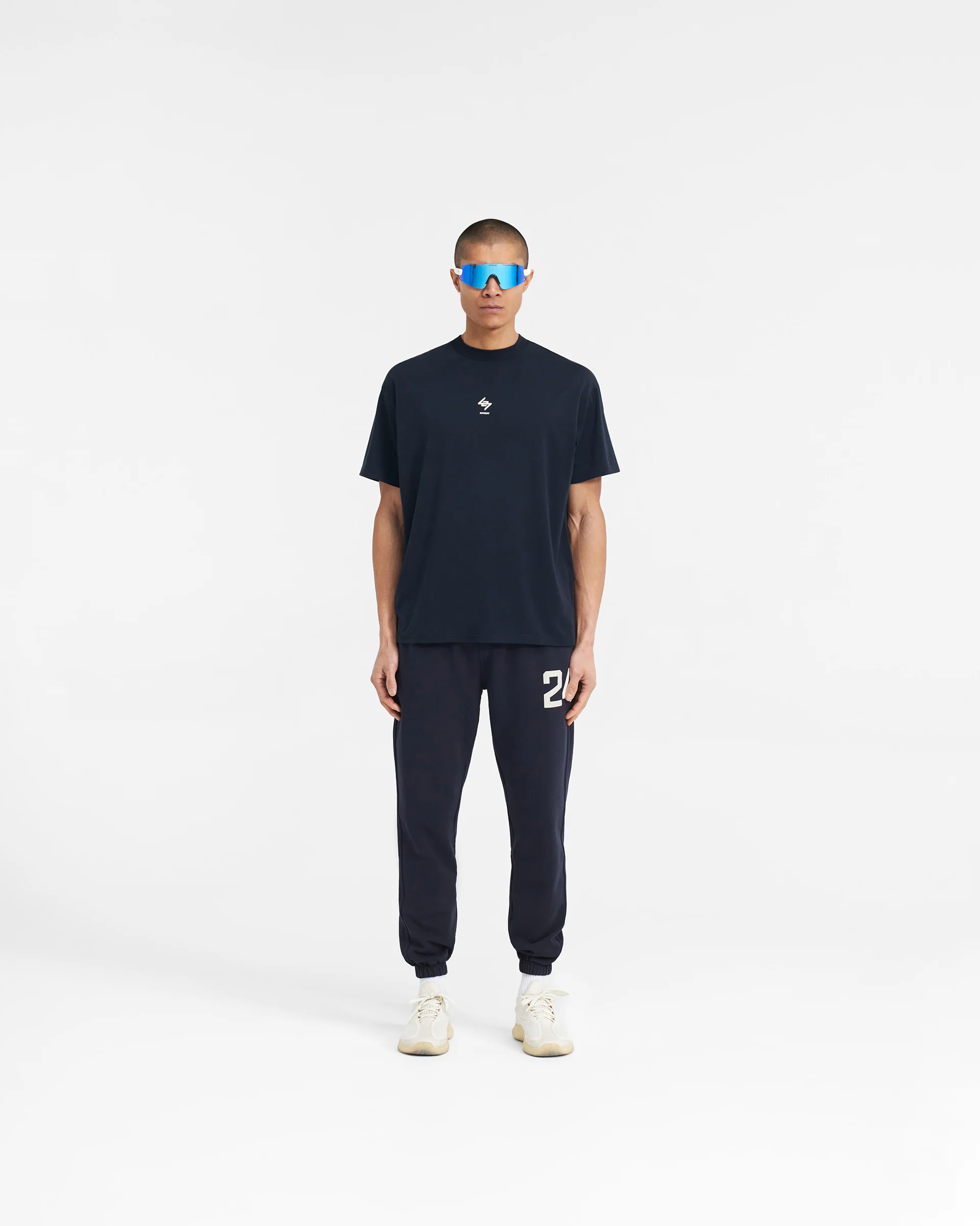 247 Oversized T-Shirt - Navy - Image 7
