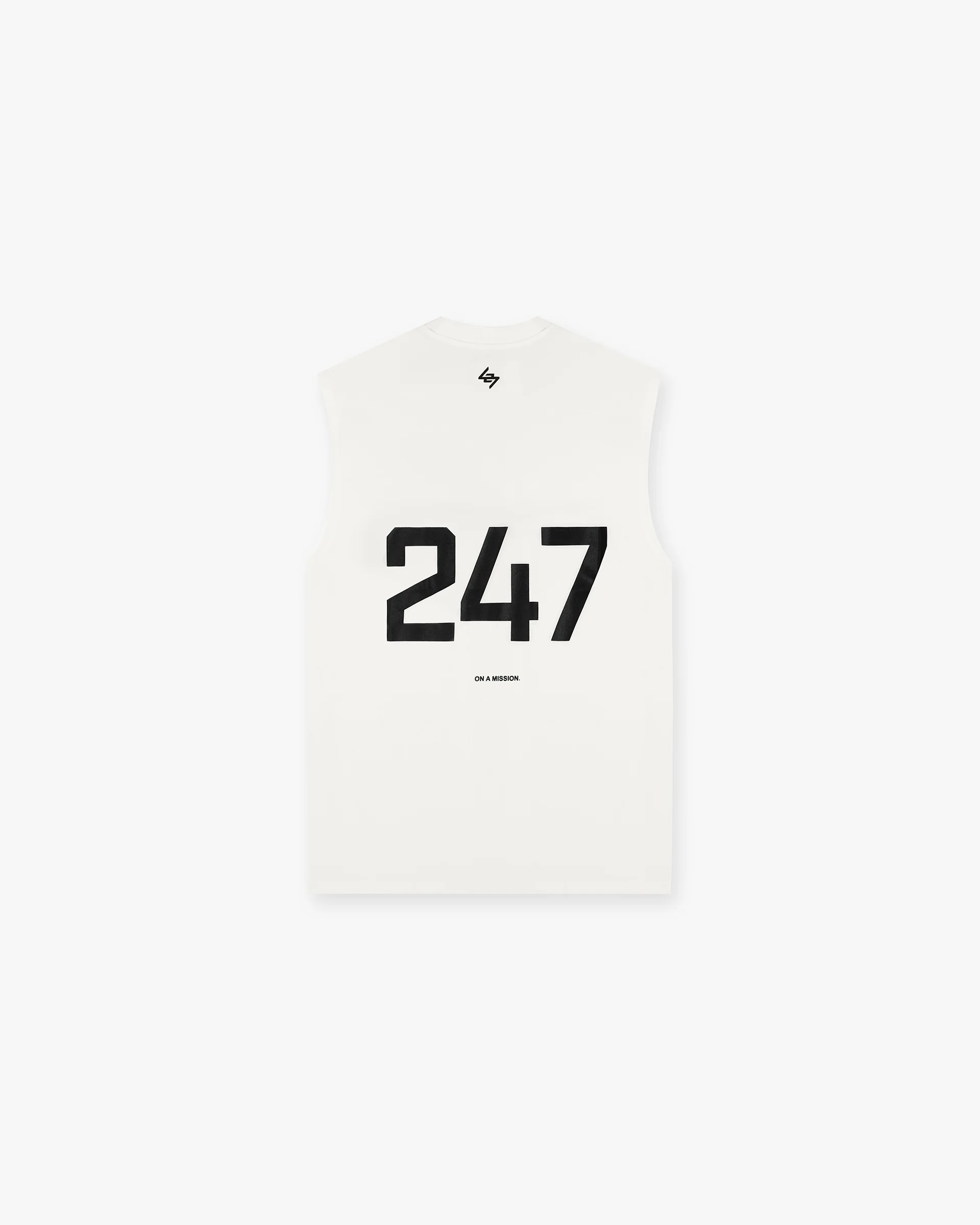 247 Oversized Tank - Flat White - Image 2