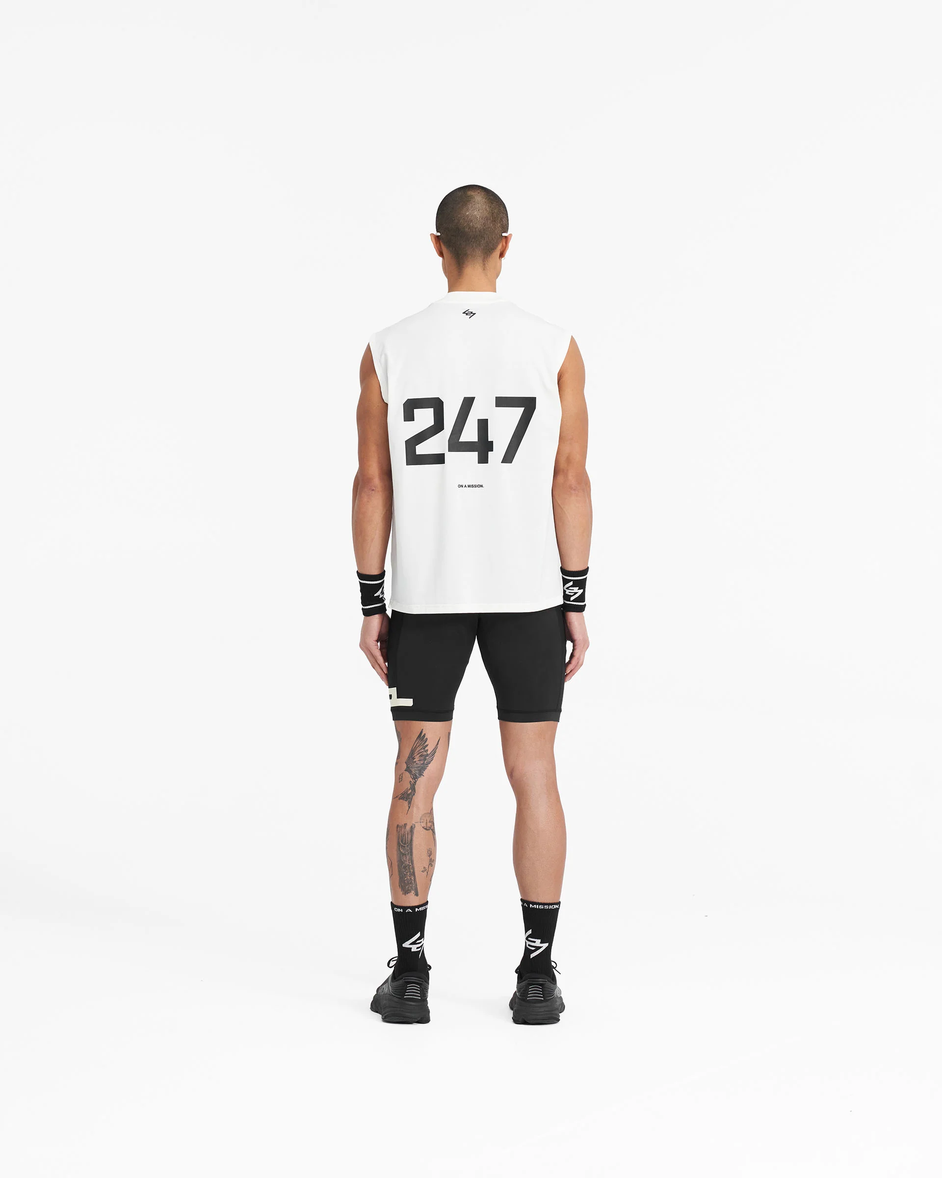 247 Oversized Tank - Flat White - Image 7