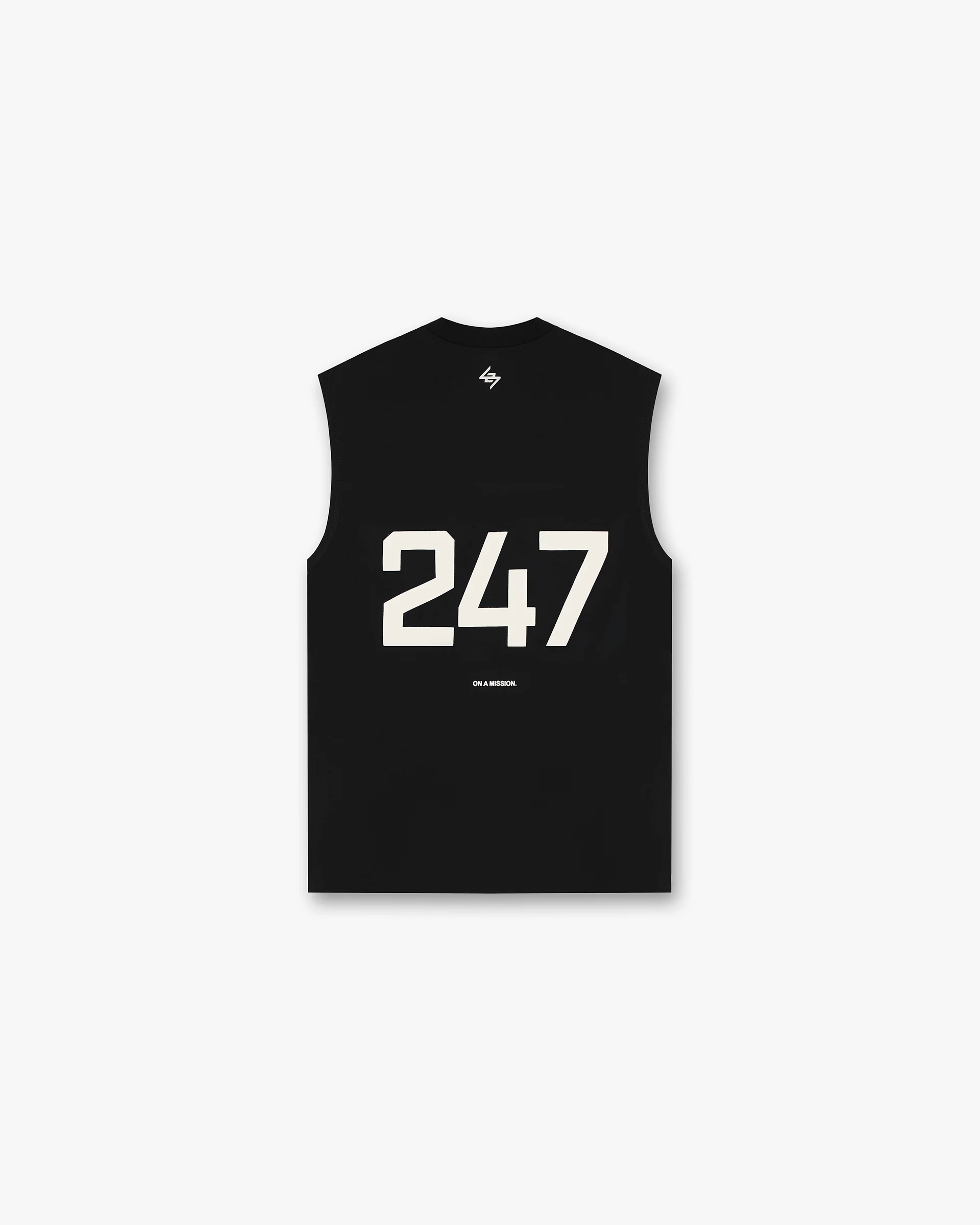 247 Oversized Tank - Jet Black - Image 2