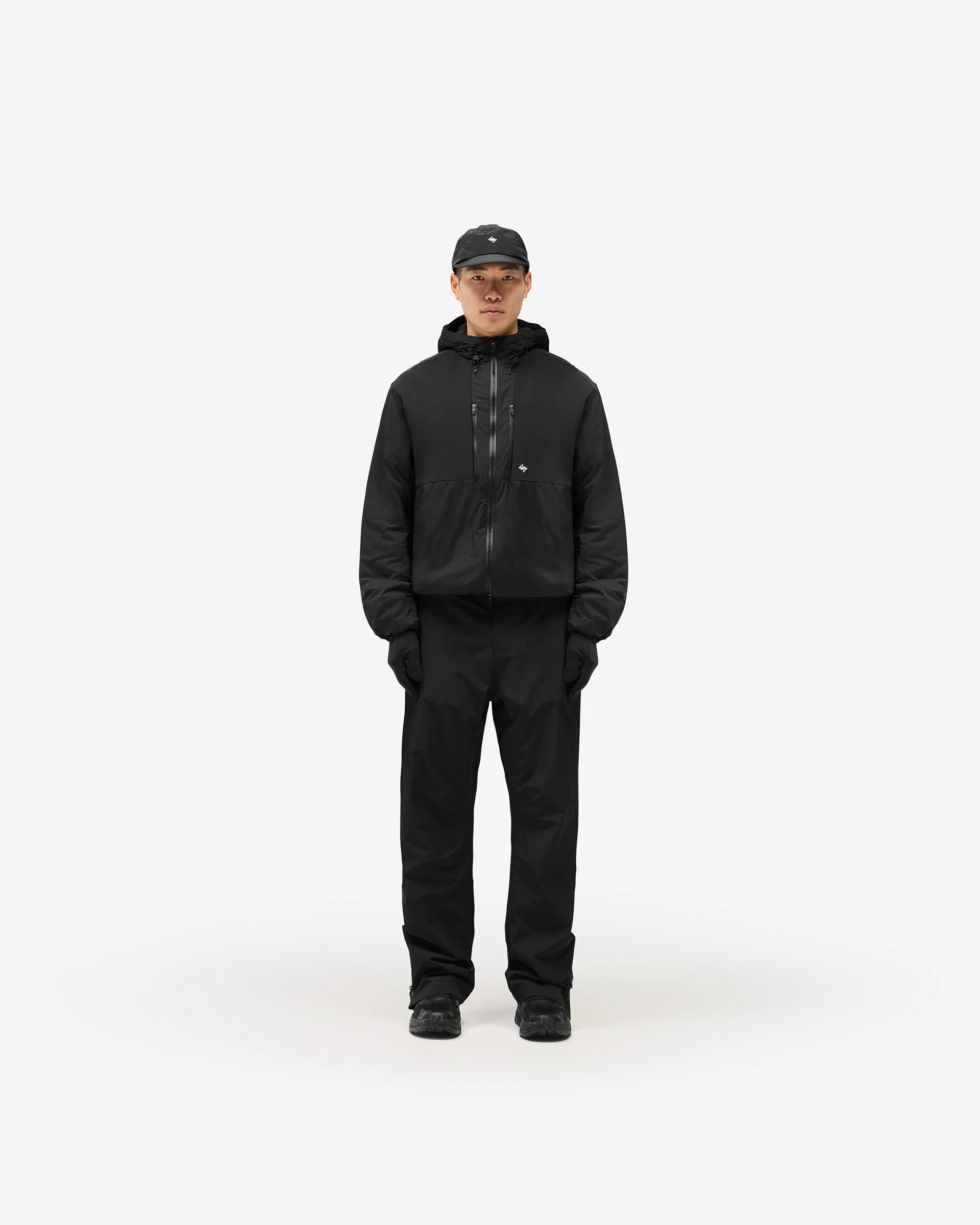 247 Panelled Insulated Jacket - Black - Image 5