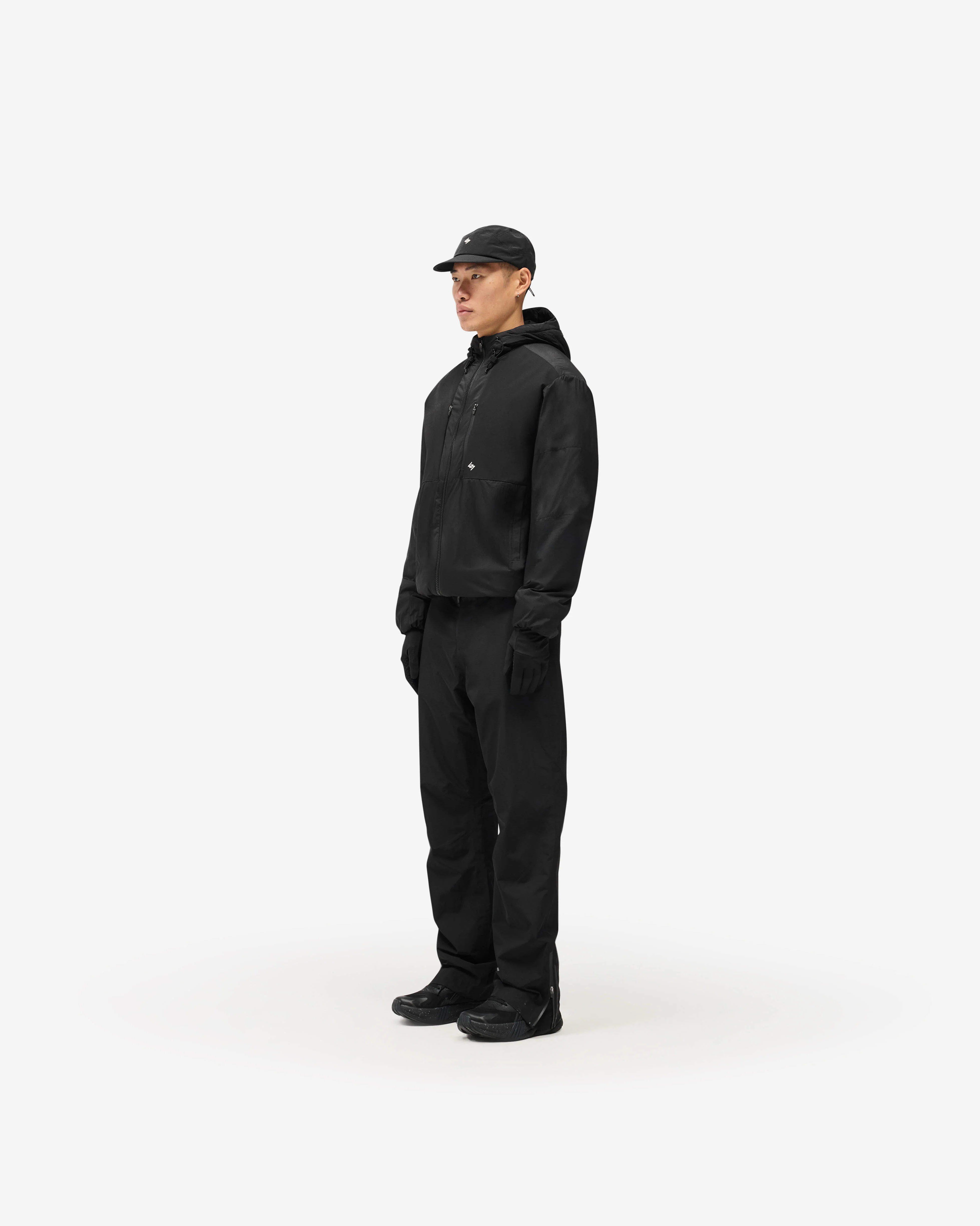 247 Panelled Insulated Jacket - Black - Image 6