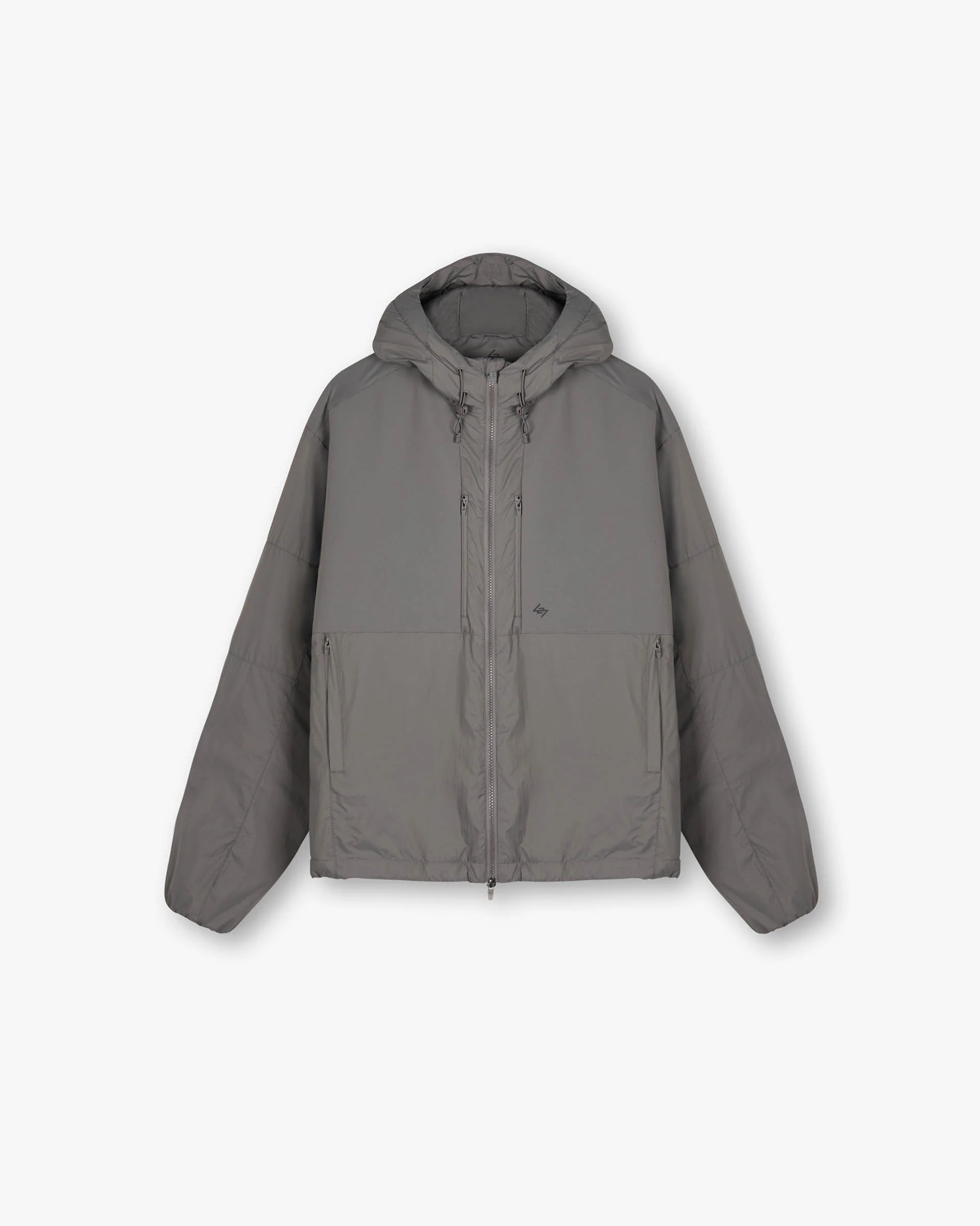 247 Panelled Insulated Jacket - Steel