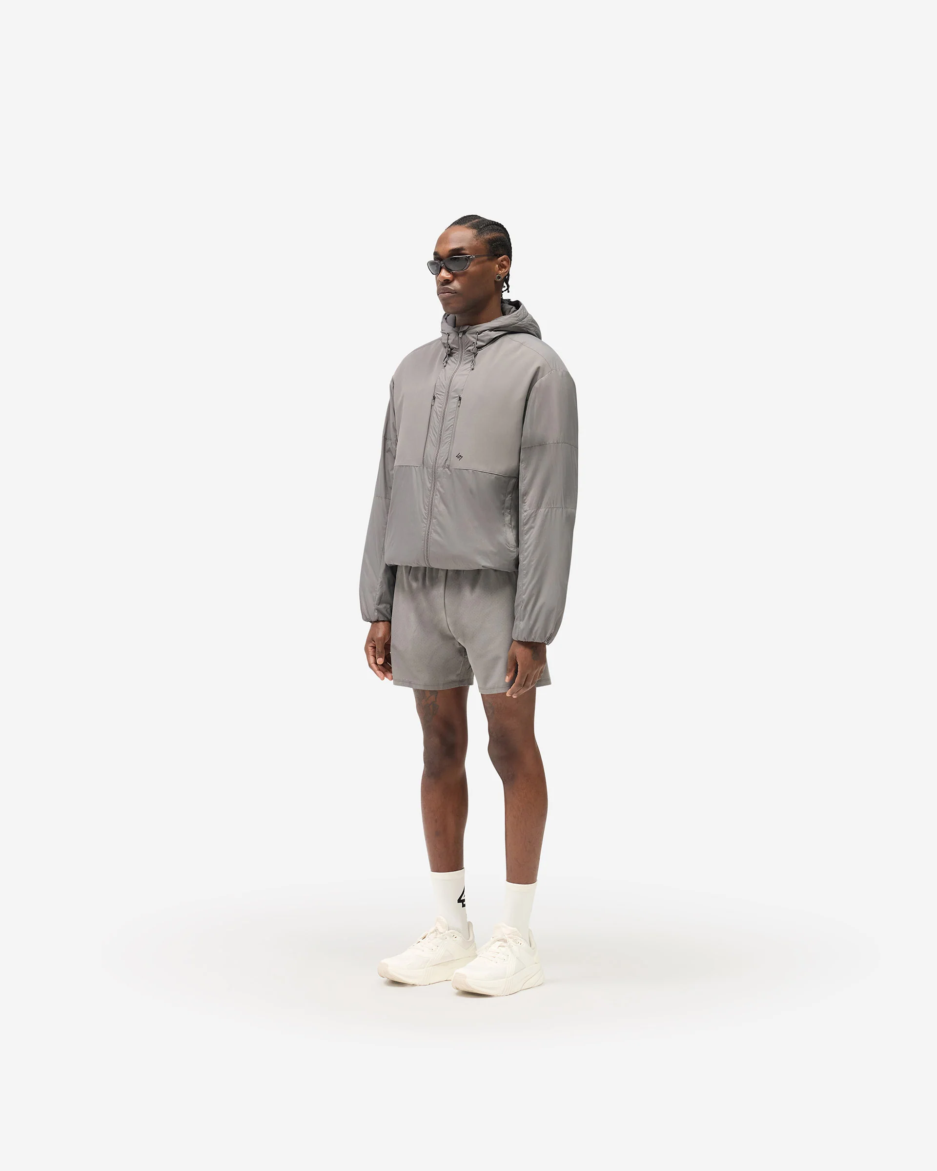247 Panelled Insulated Jacket - Steel - Image 6