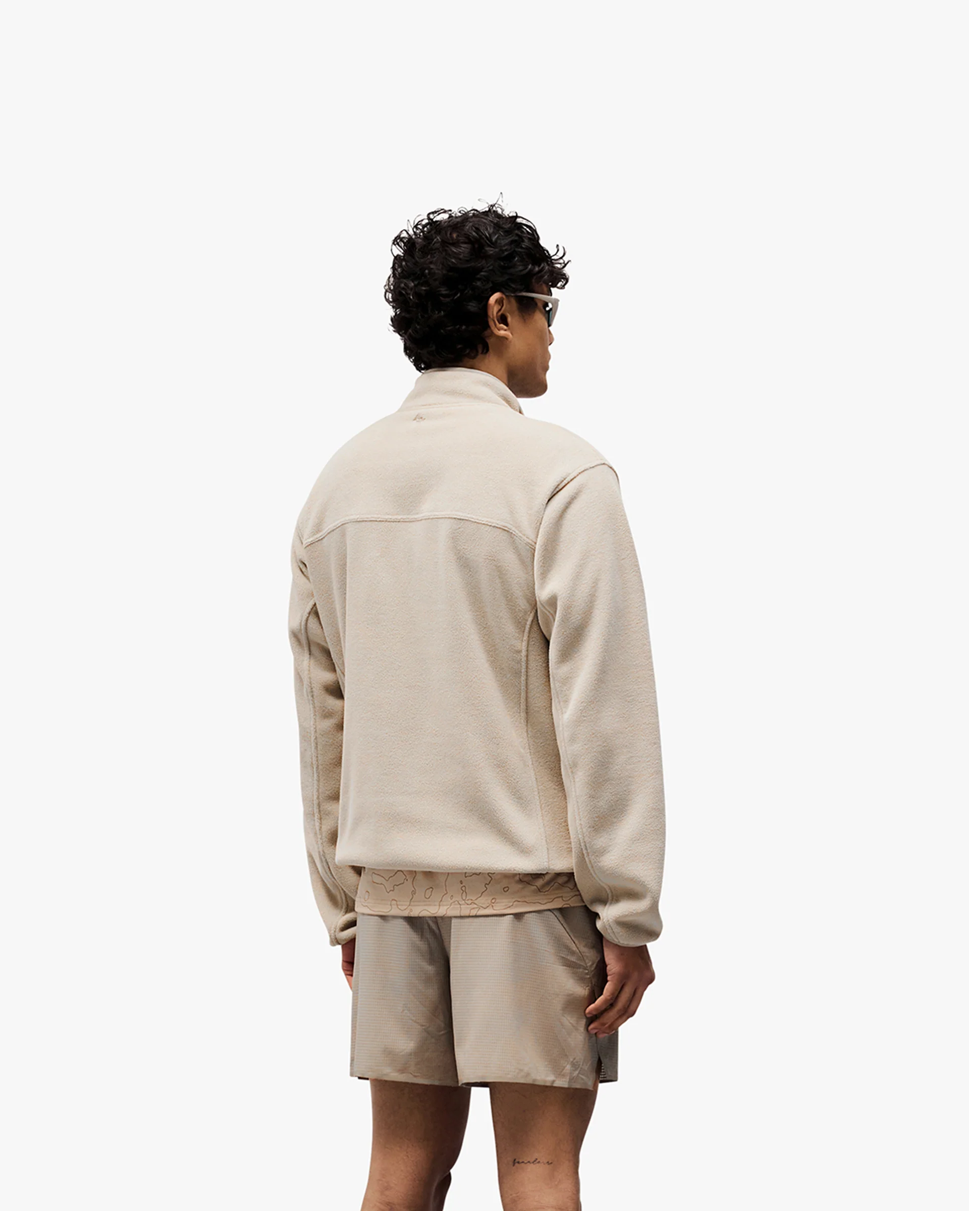247 Polar Panelled Fleece - Pebble - Image 4