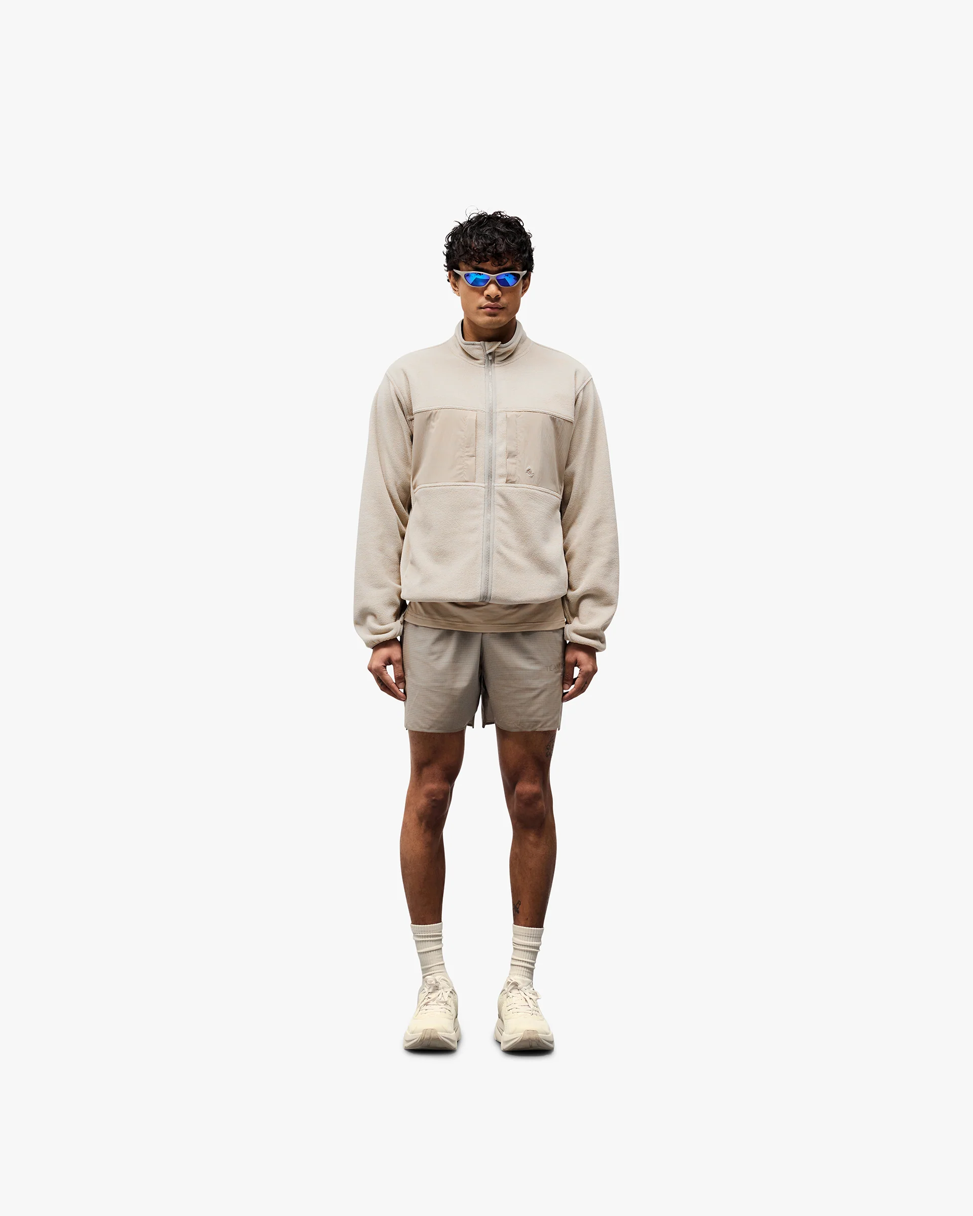 247 Polar Panelled Fleece - Pebble - Image 5