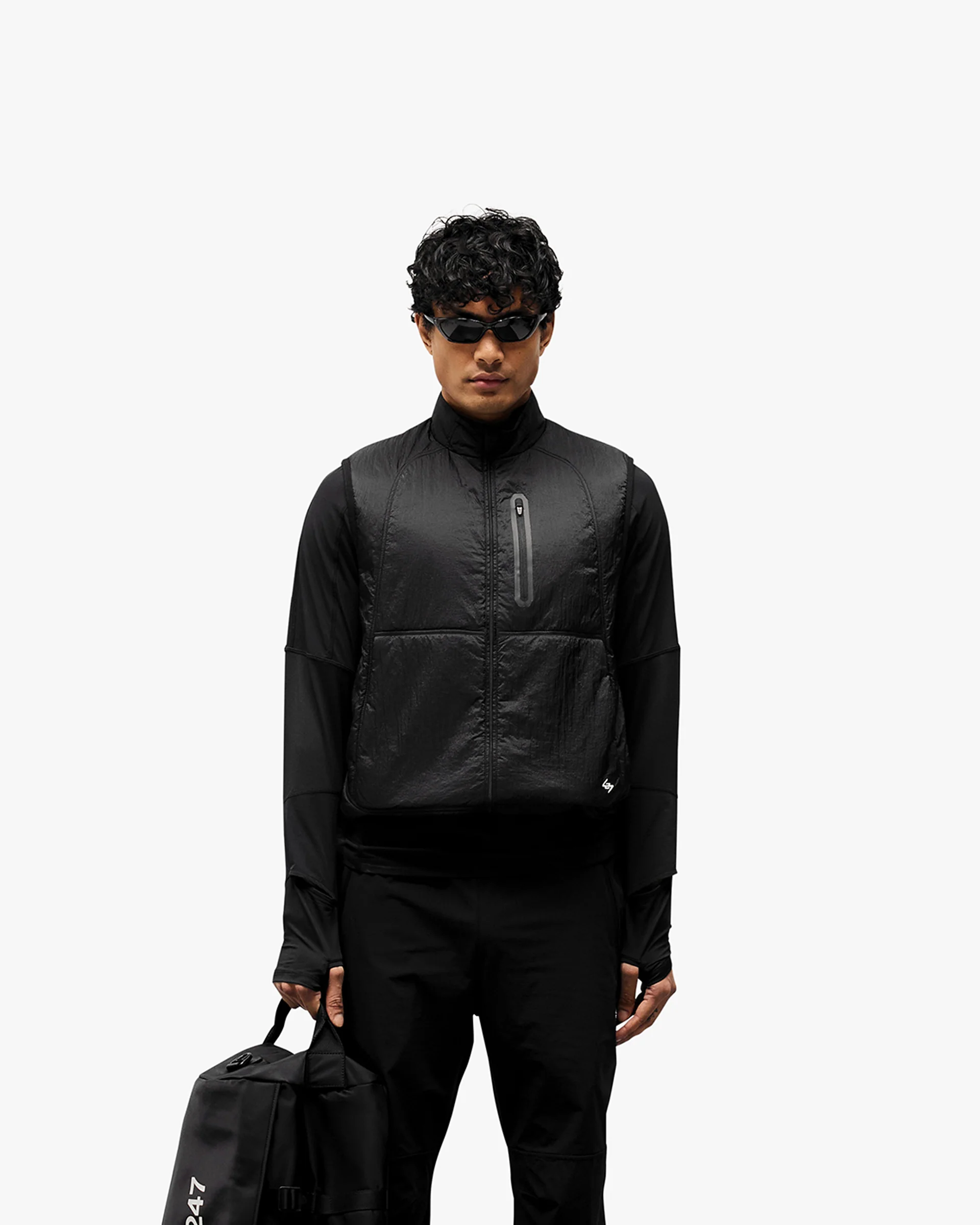 247 Run Gilet - Black - Image 3