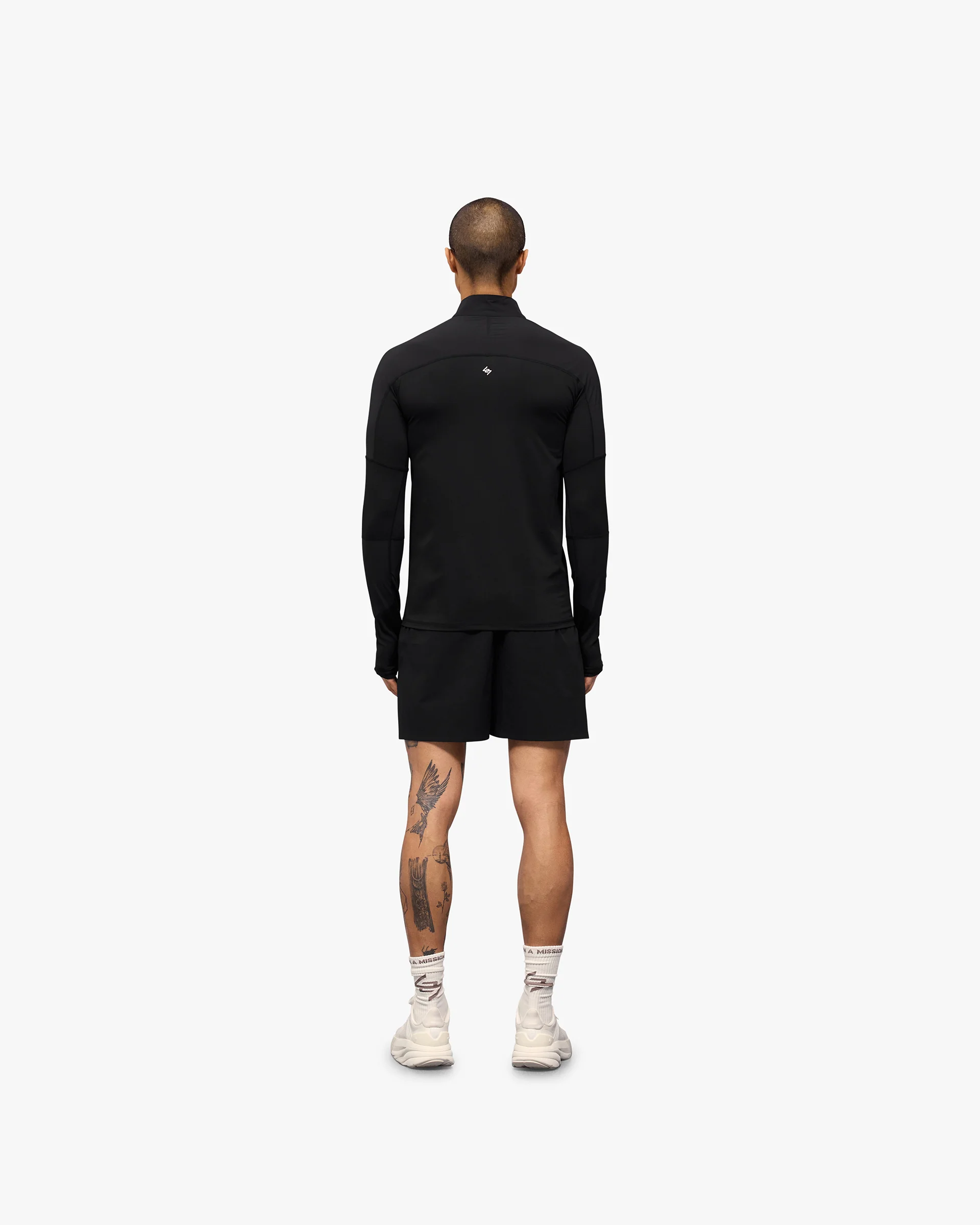 247 Run Quarter Zip - Jet Black - Image 7