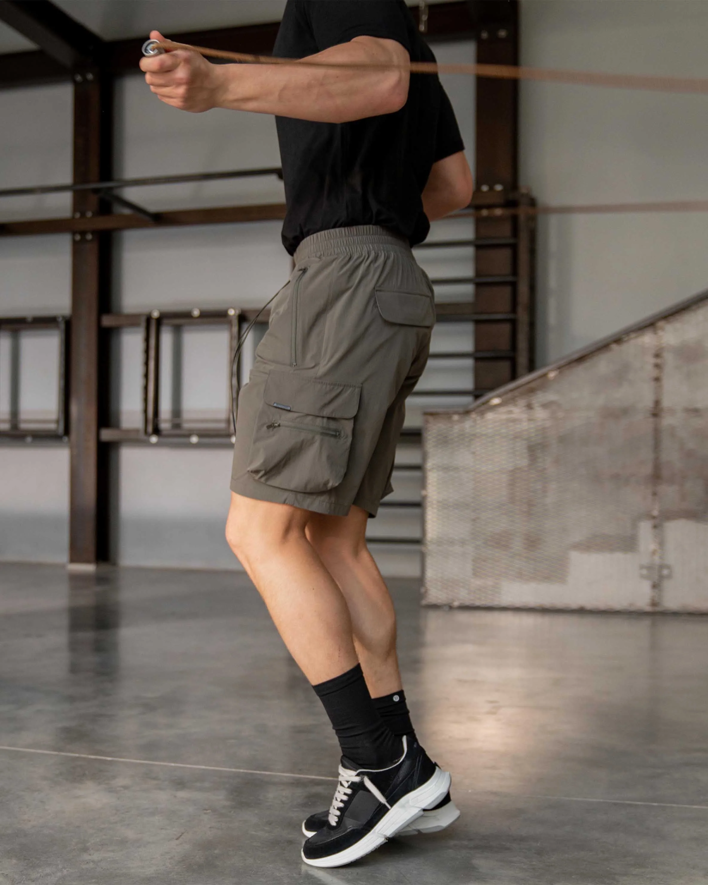 247 Shorts - Olive - Image 2