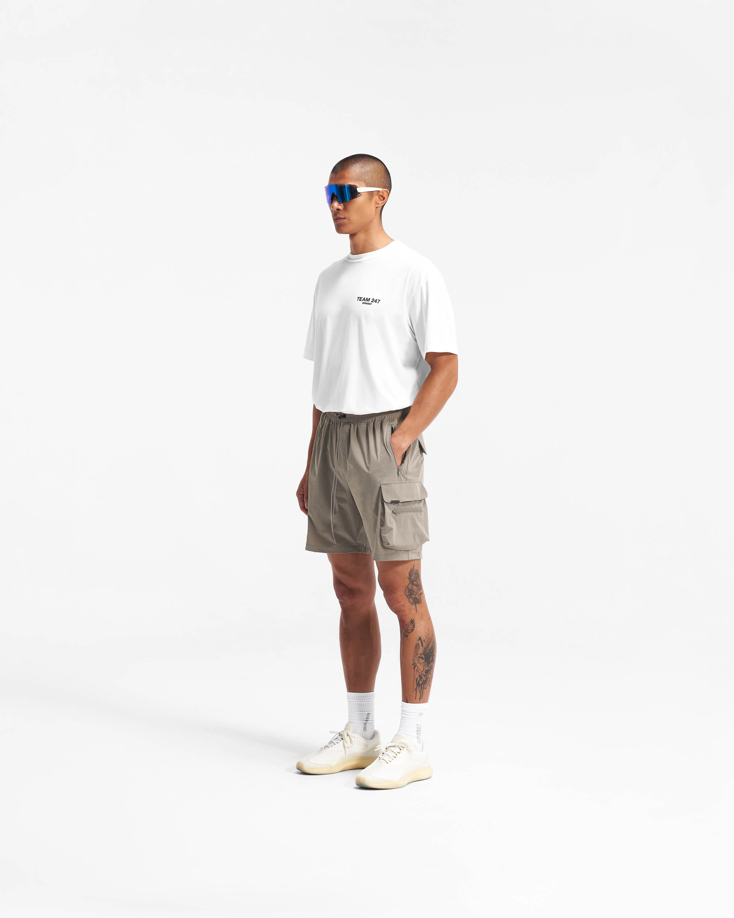 247 Shorts - Taupe - Image 2