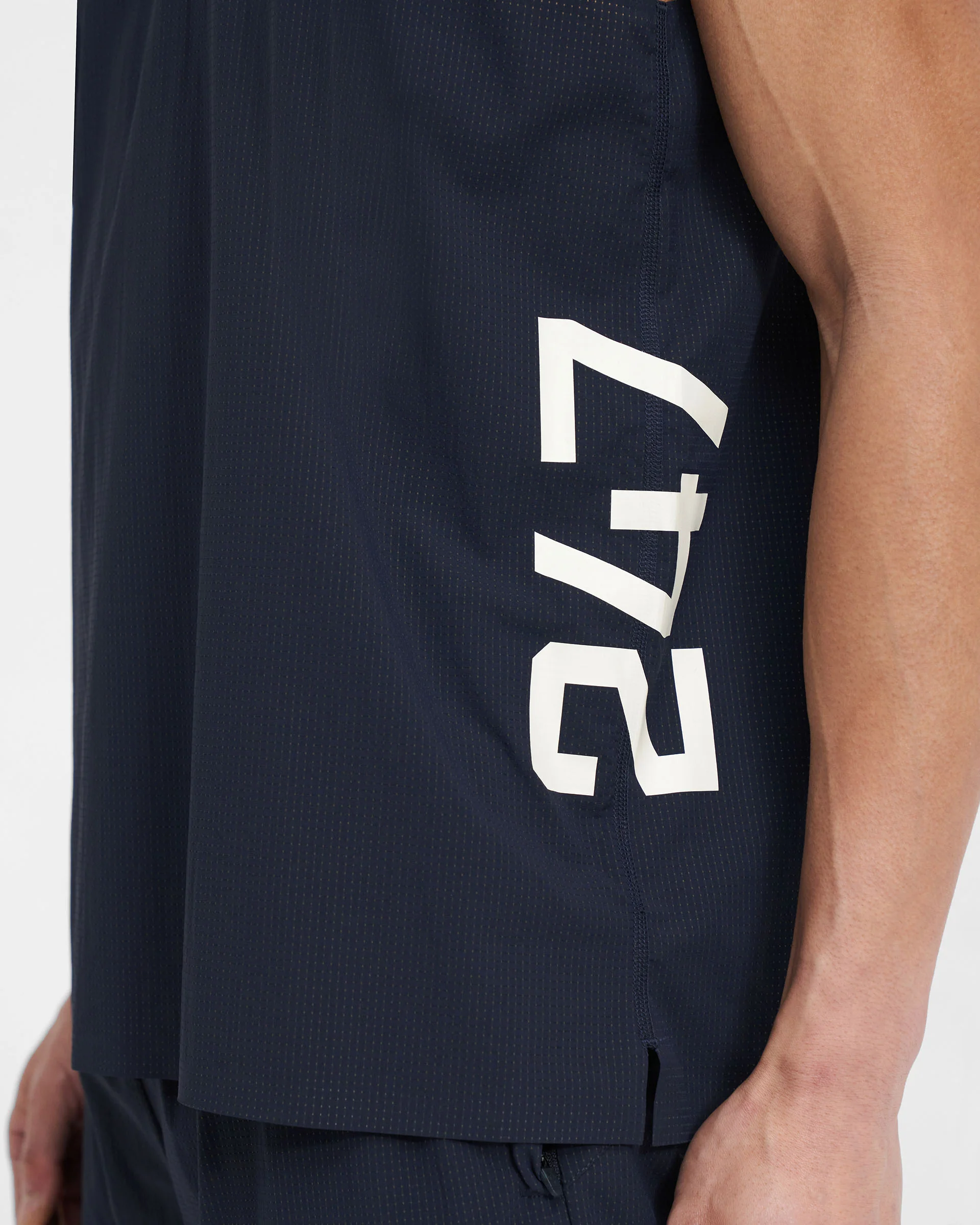 247 Singlet - Navy - Image 5