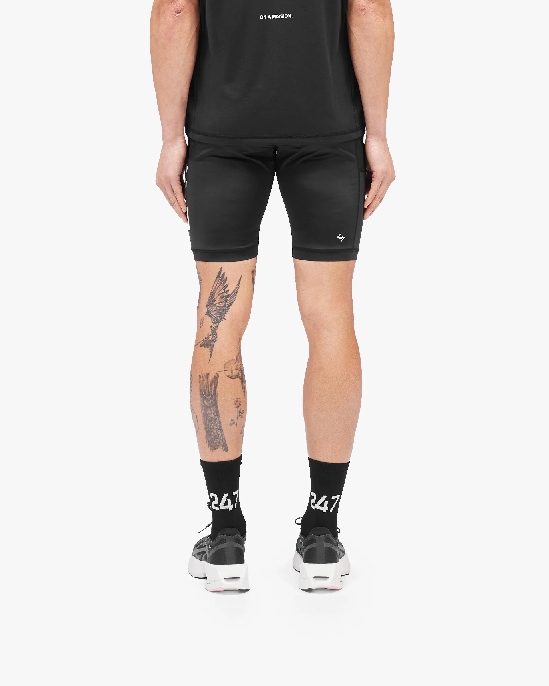 247 Cargo Half Tight - Jet Black - Image 4