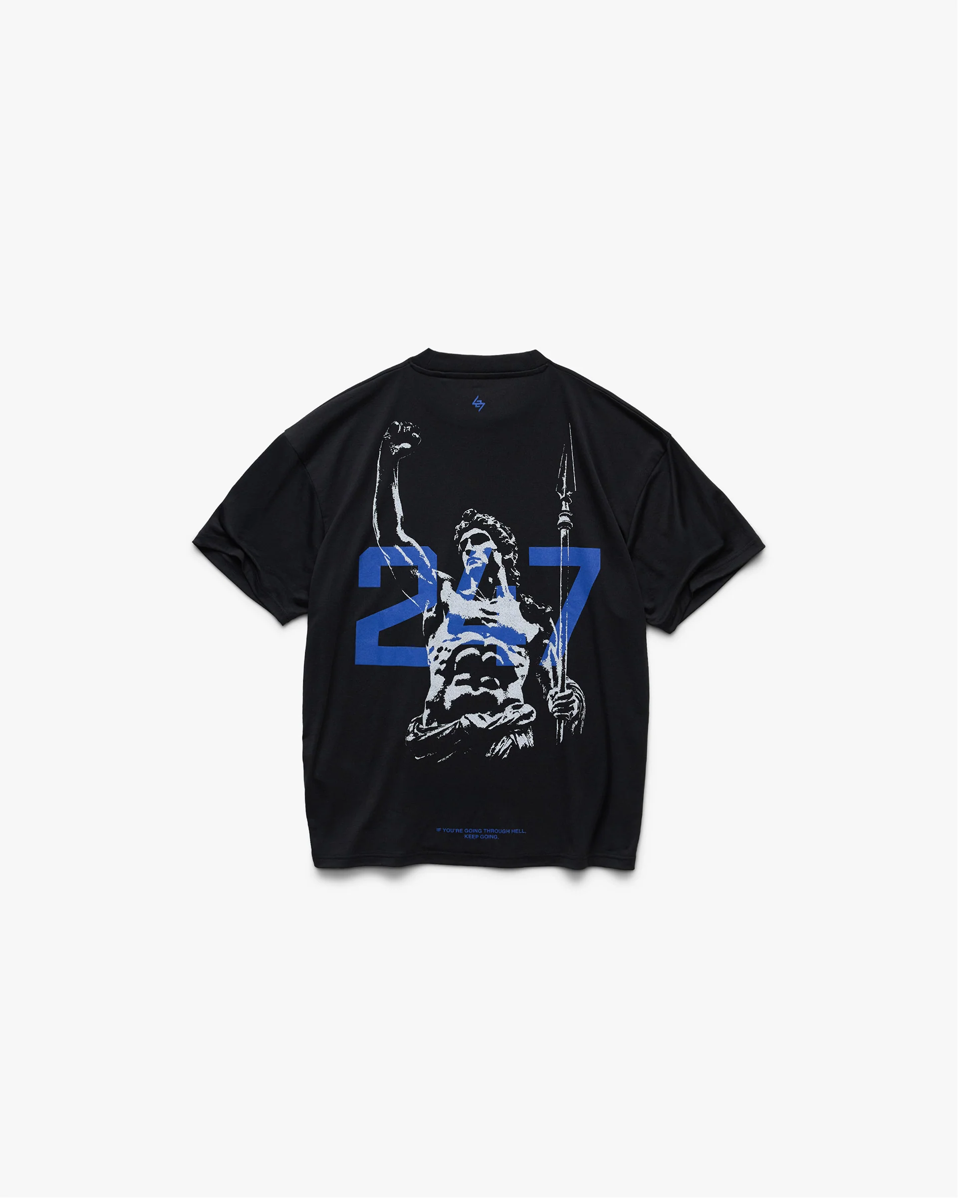 247 Stockholm Oversized T-Shirt - Jet Black - Image 2