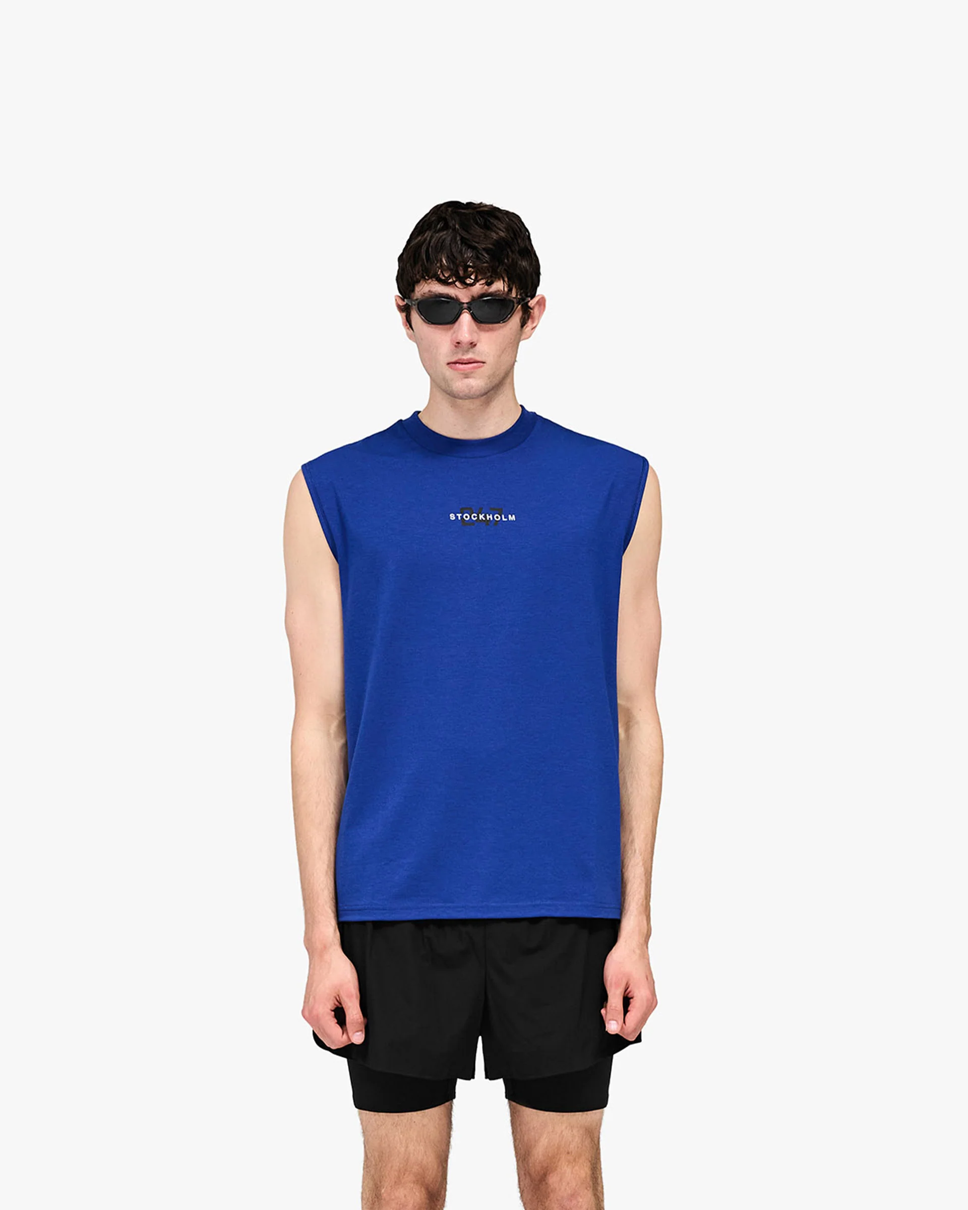 247 Stockholm Oversized Tank - Blue - Image 3