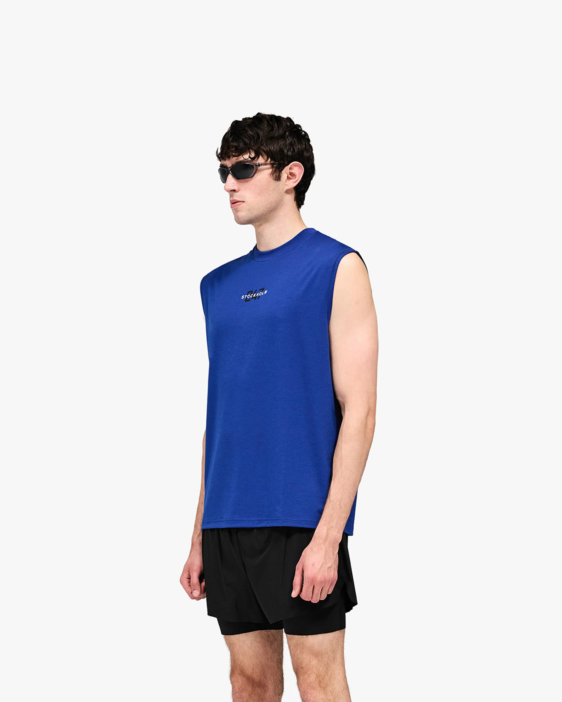 247 Stockholm Oversized Tank - Blue - Image 4