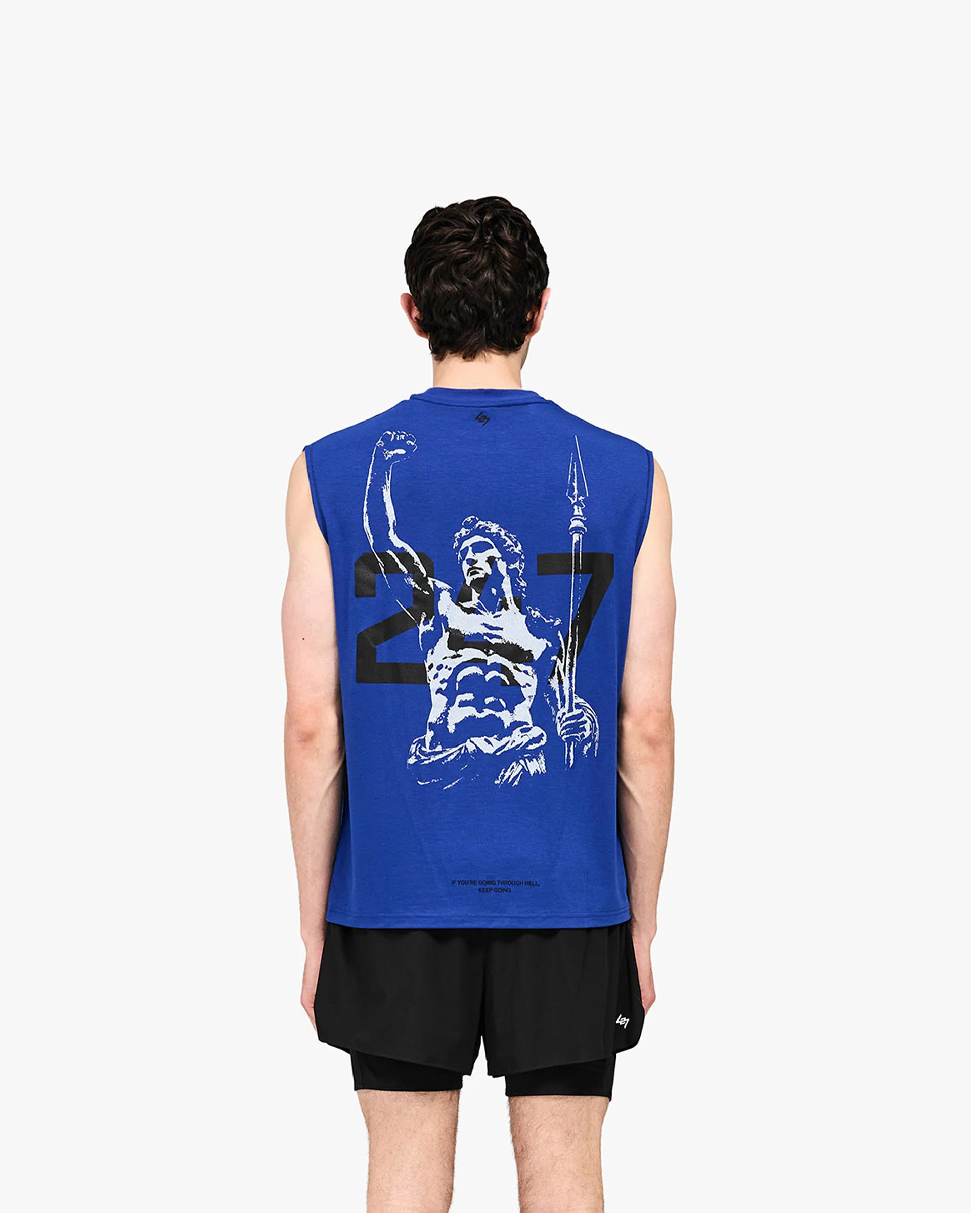 247 Stockholm Oversized Tank - Blue - Image 6