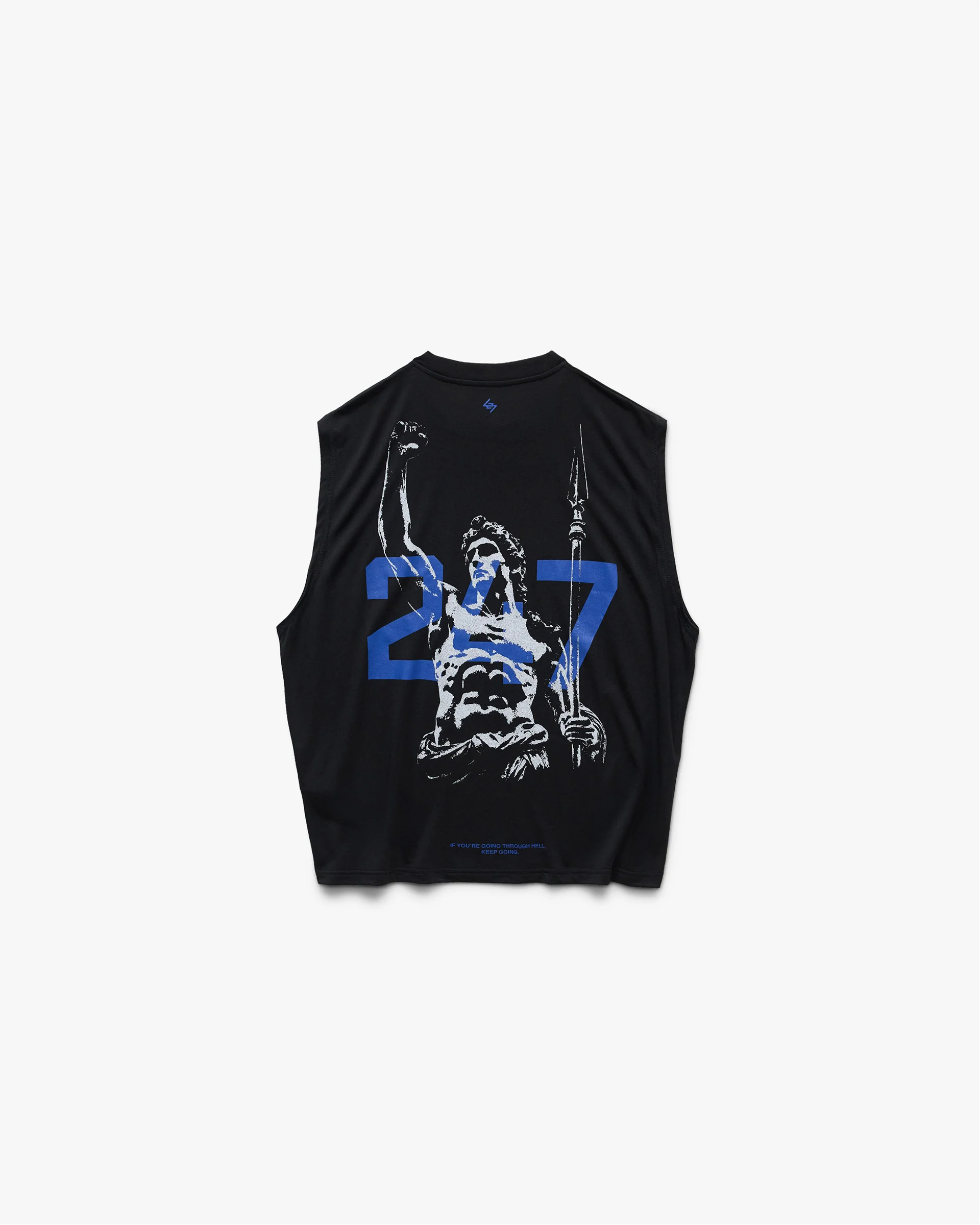 247 Stockholm Oversized Tank - Jet Black - Image 2