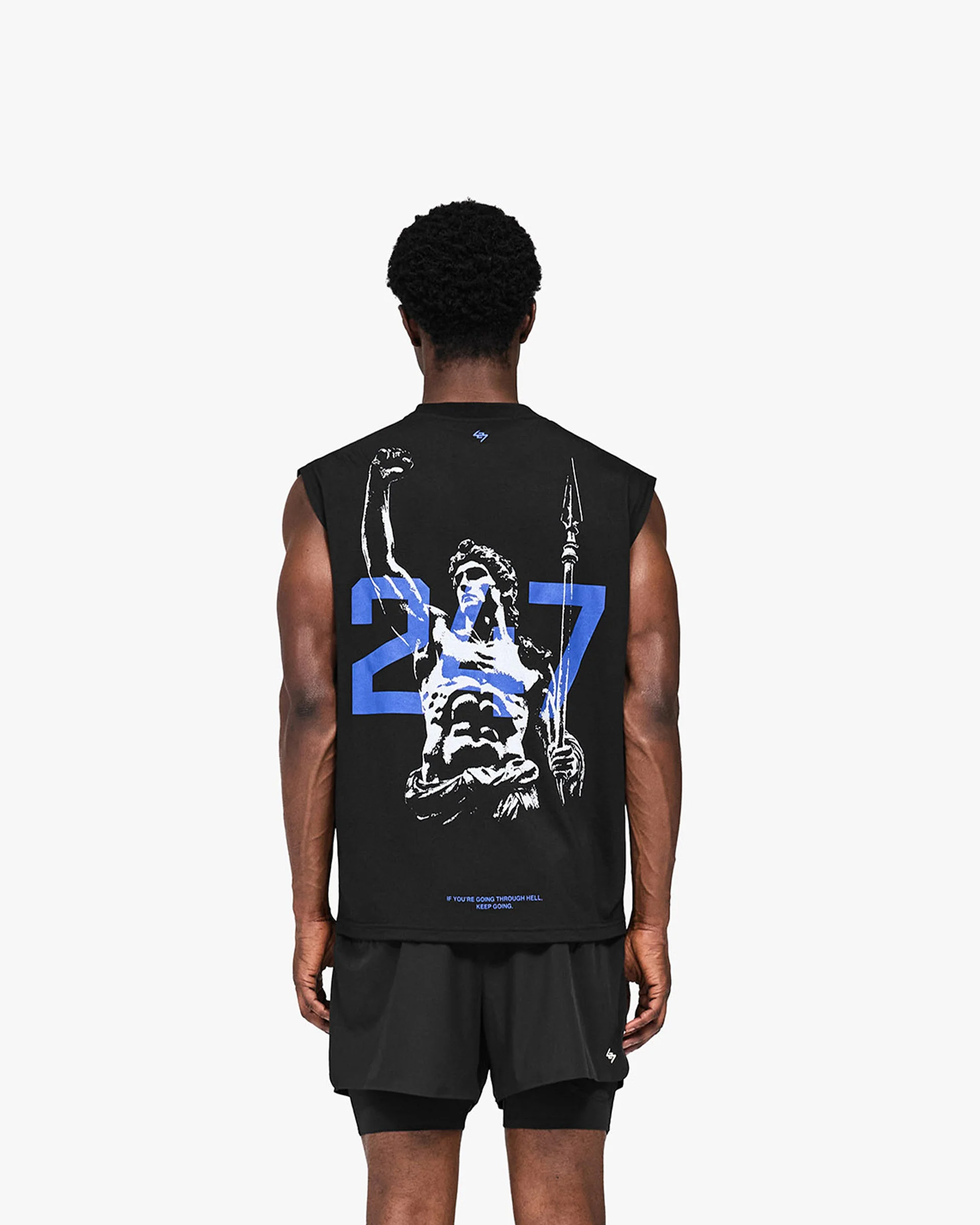 247 Stockholm Oversized Tank - Jet Black - Image 6