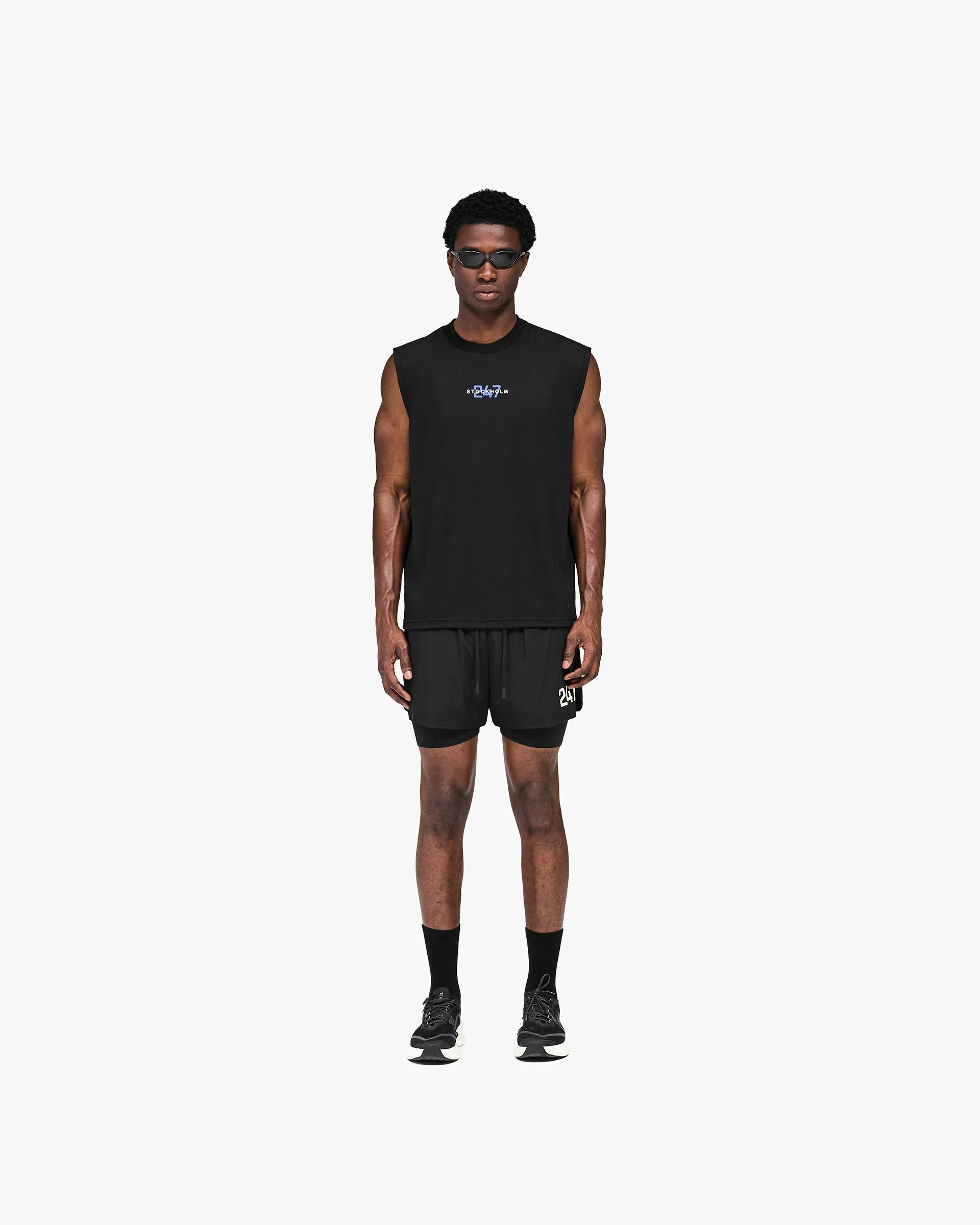 247 Stockholm Oversized Tank - Jet Black - Image 7