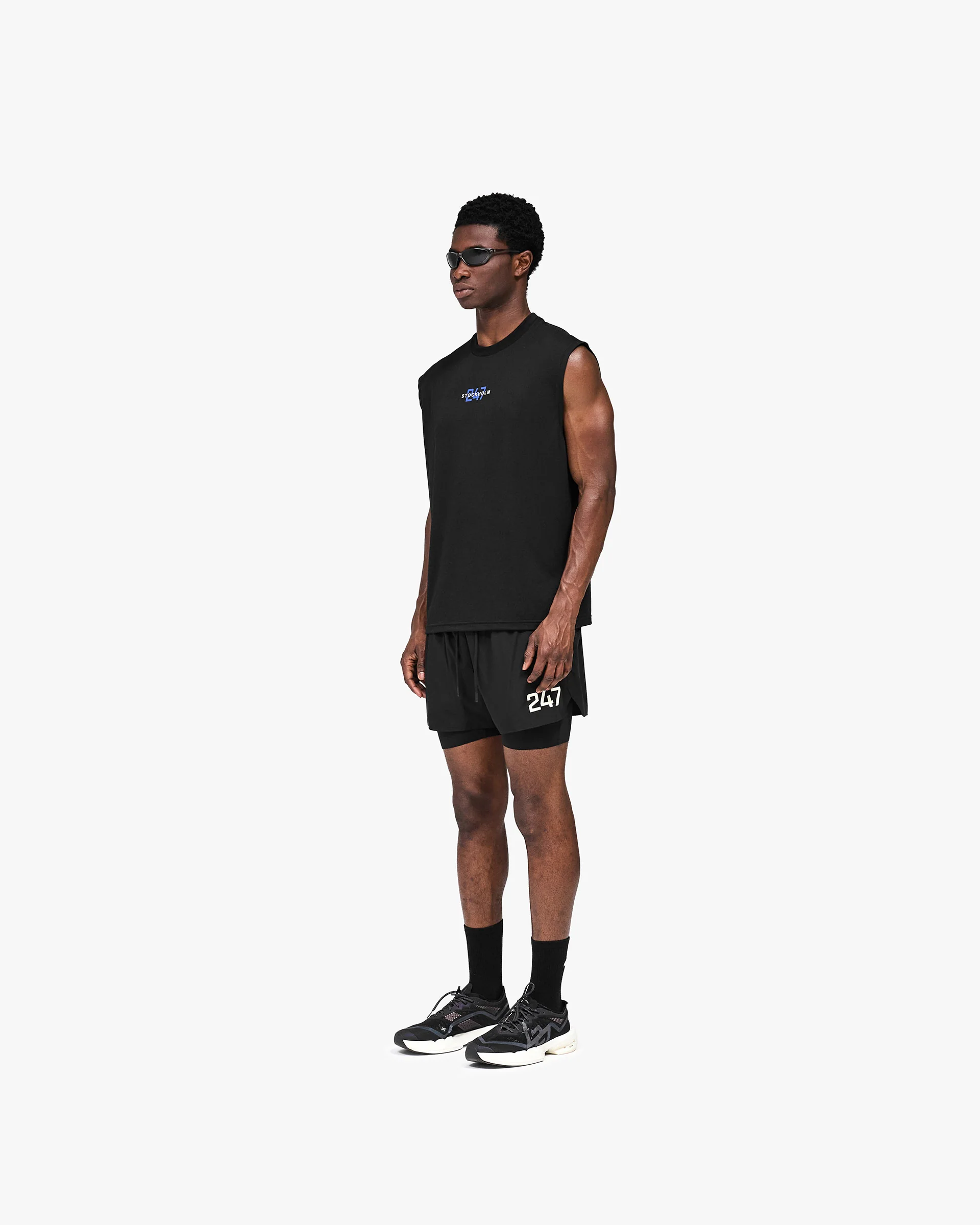 247 Stockholm Oversized Tank - Jet Black - Image 8