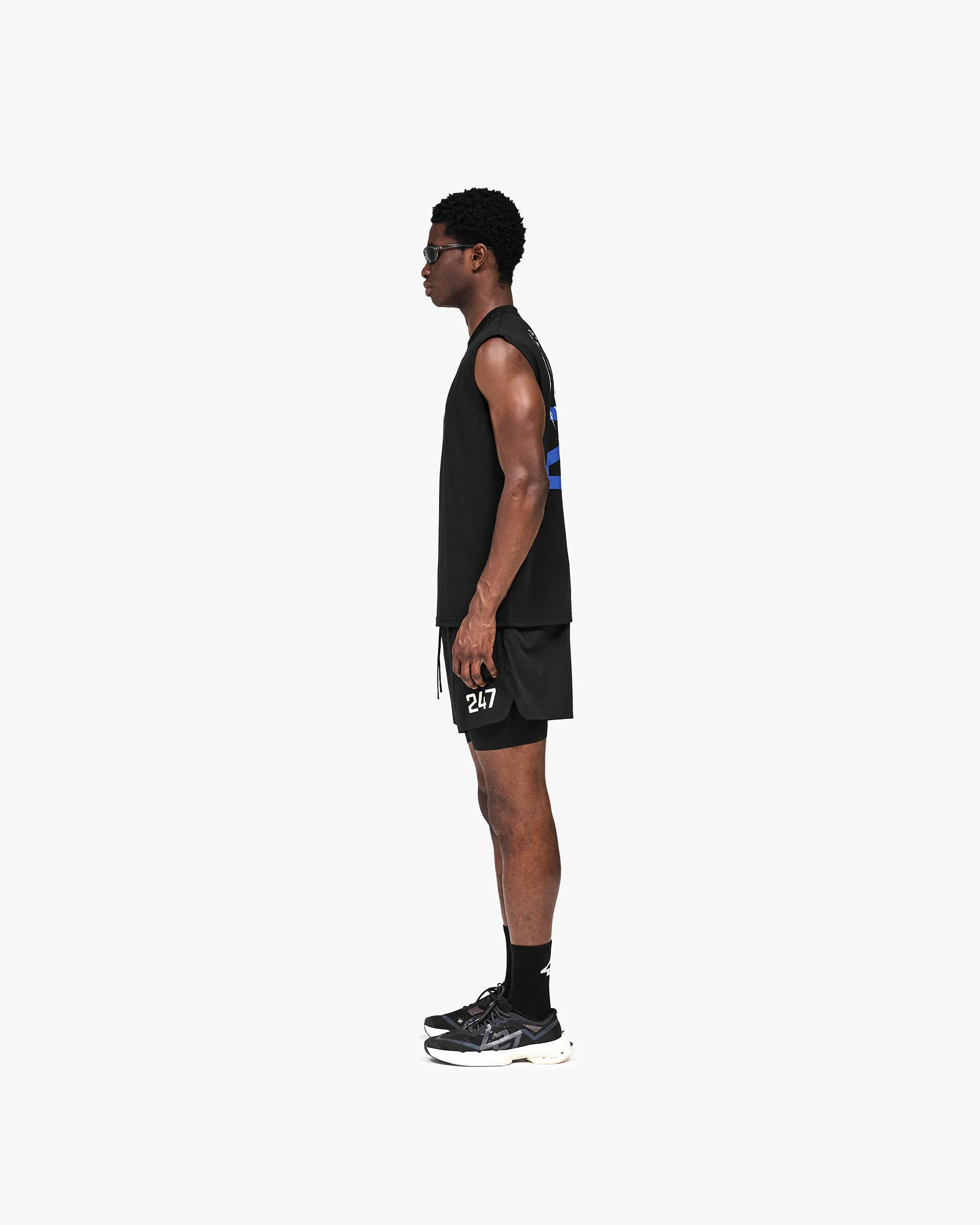 247 Stockholm Oversized Tank - Jet Black - Image 9