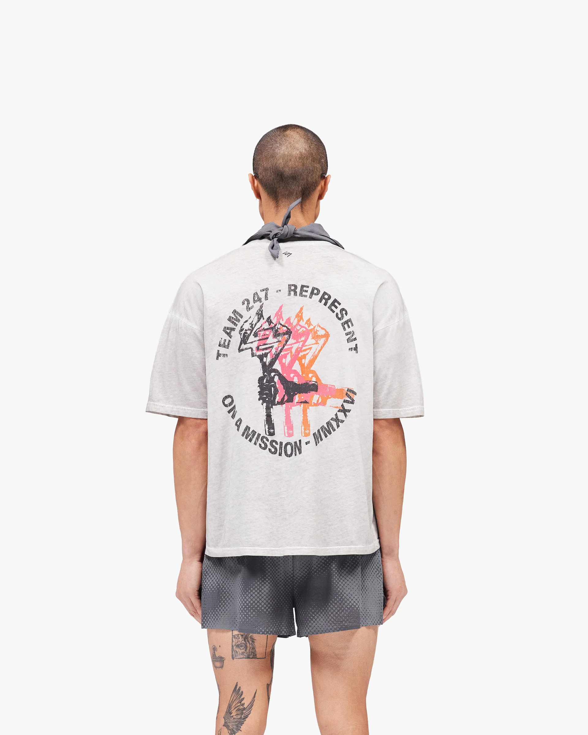 247 Torch Boxy T-Shirt - Bleach Wash - Image 4