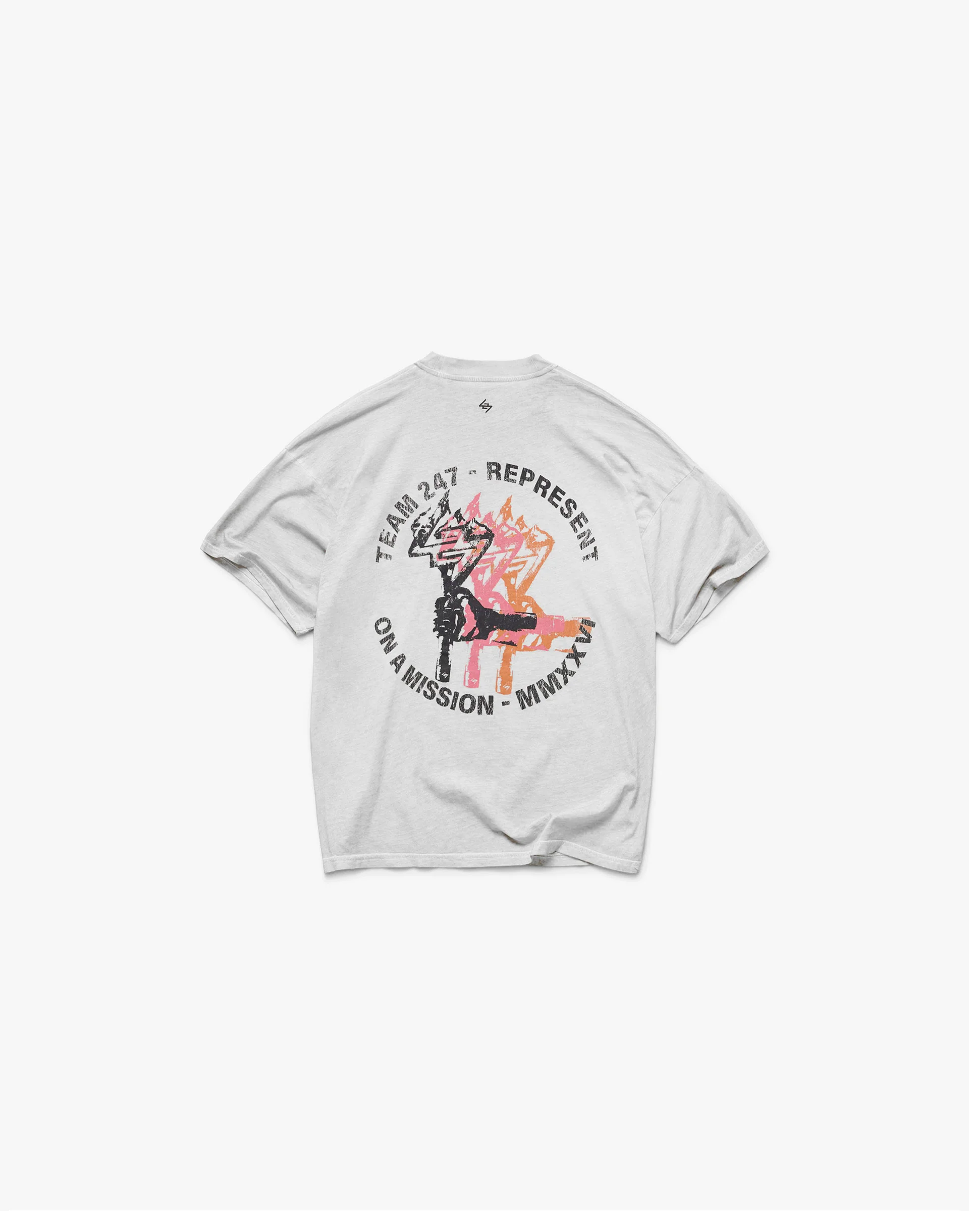 247 Torch Boxy T-Shirt - Bleach Wash - Image 7