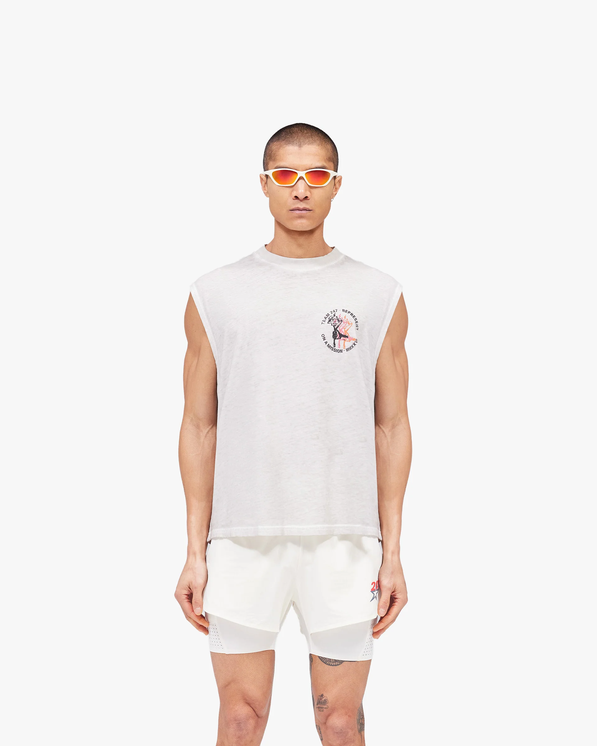 247 Torch Boxy Tank - Bleach Wash - Image 3