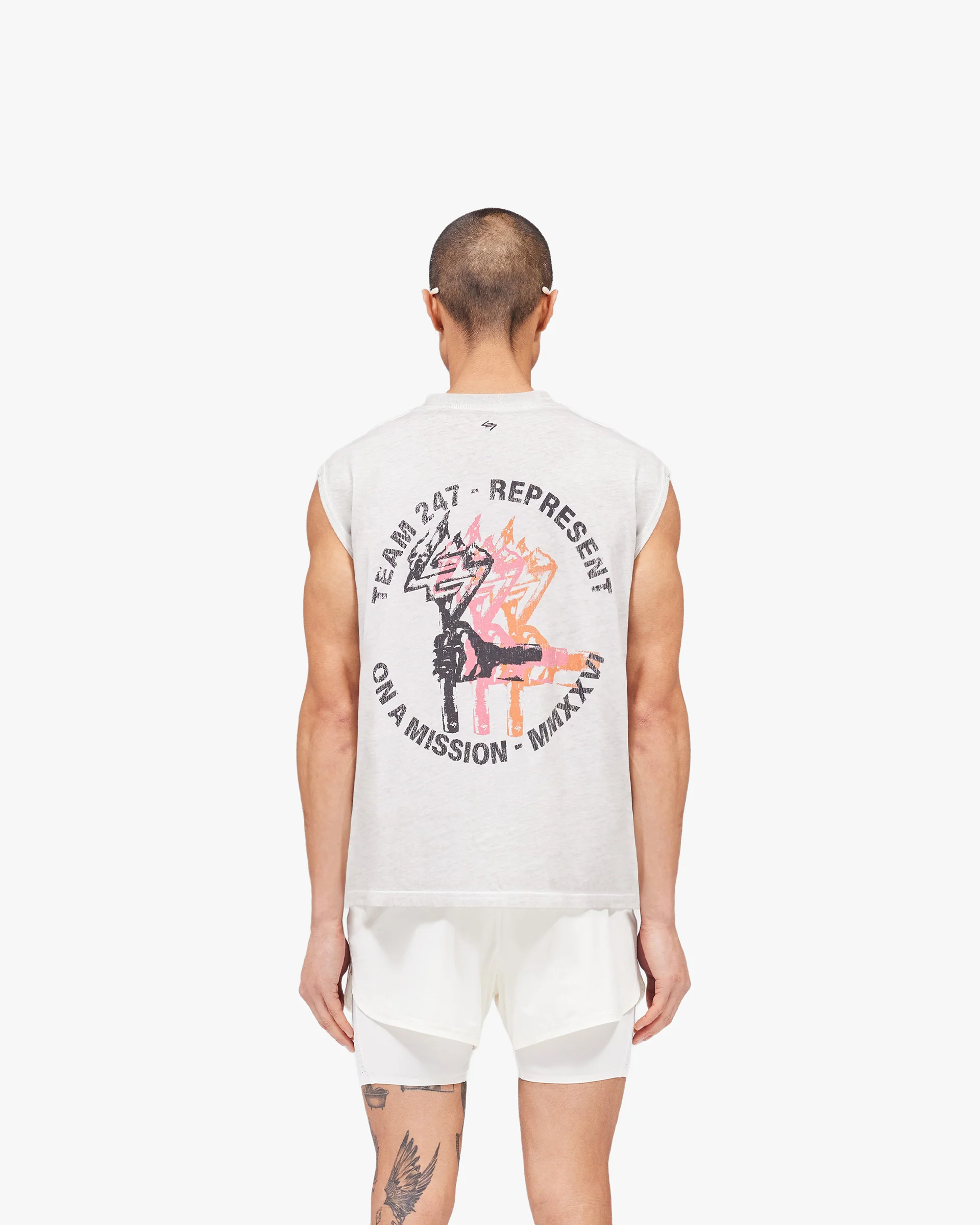 247 Torch Boxy Tank - Bleach Wash - Image 4