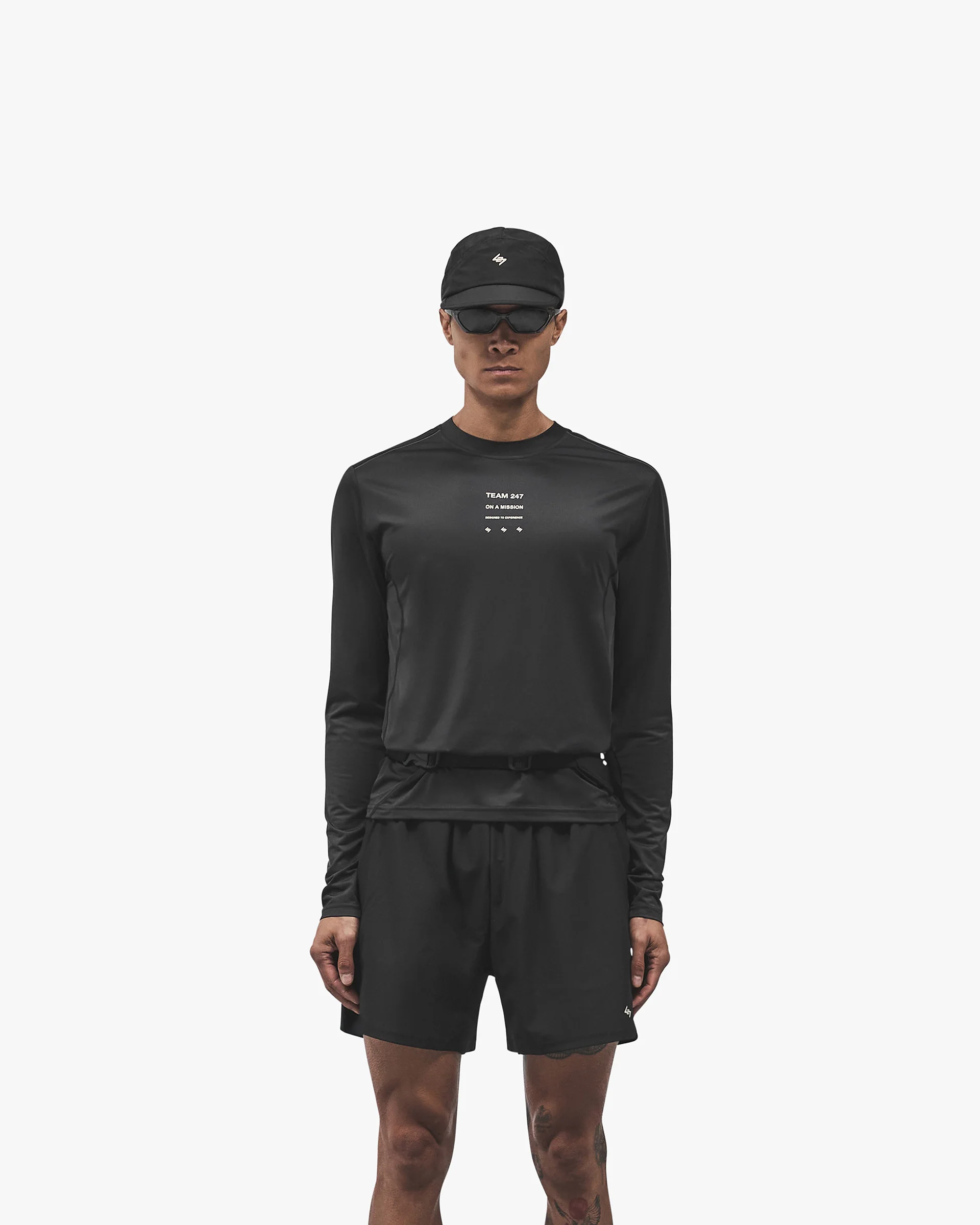 247 Trail Long Sleeve T-Shirt - Black - Image 3