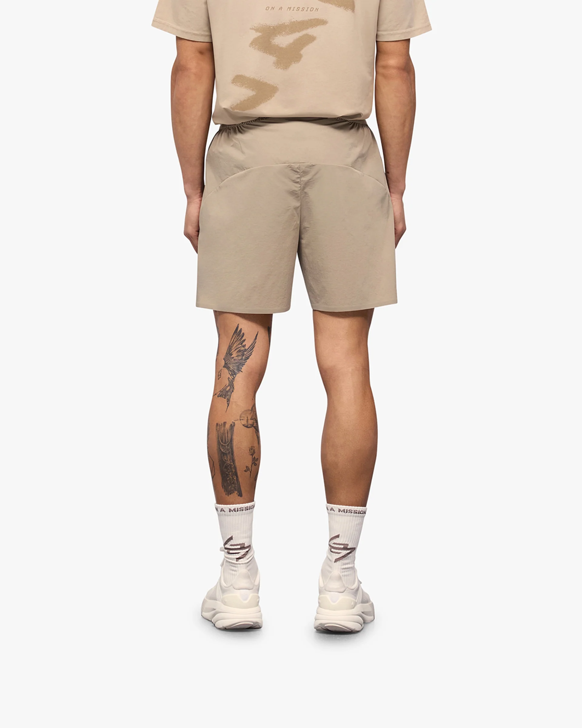 247 Training Shorts - Pebble - Image 4