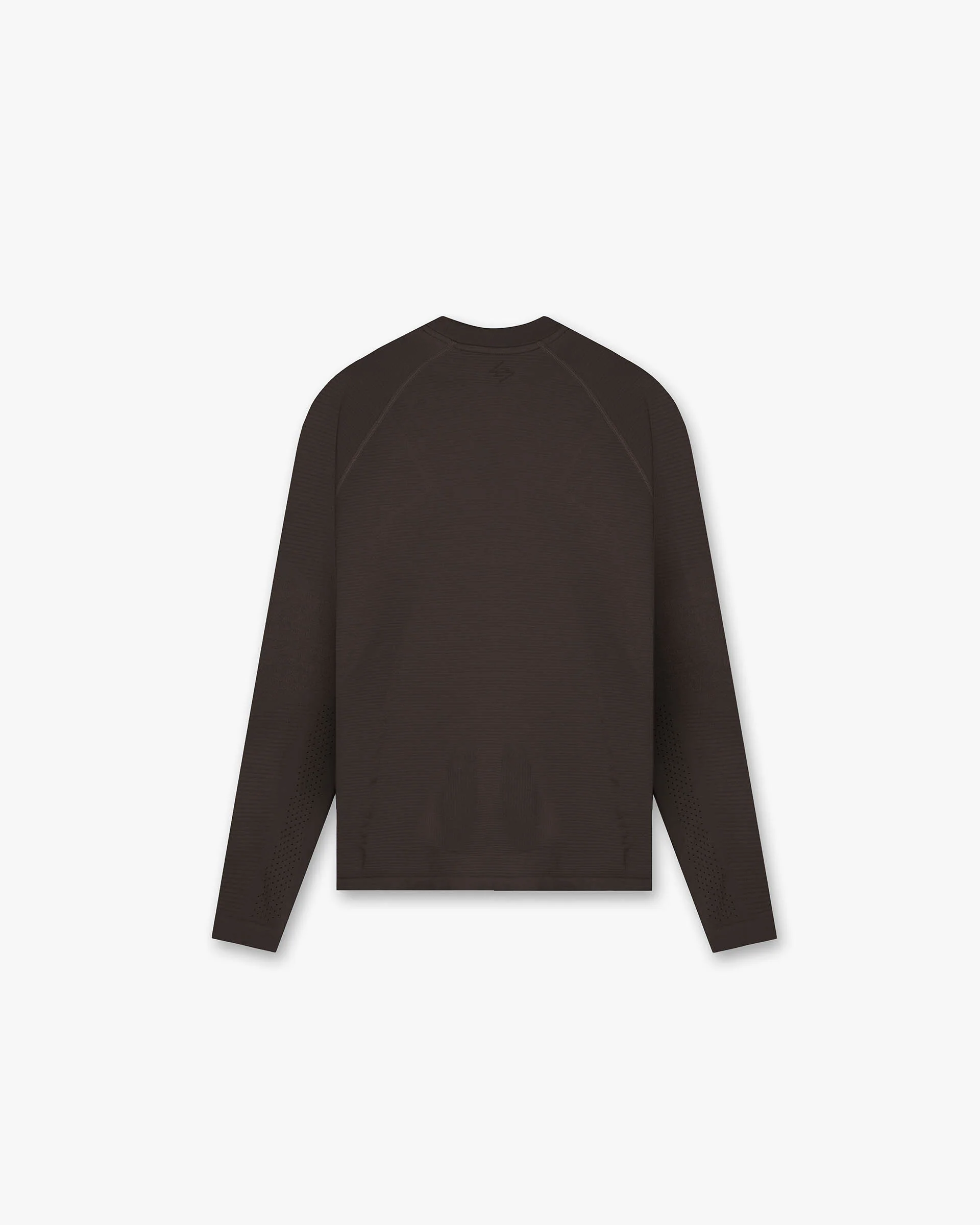 247 Uprising Long Sleeve Seamless T-Shirt - Chocolate - Image 8