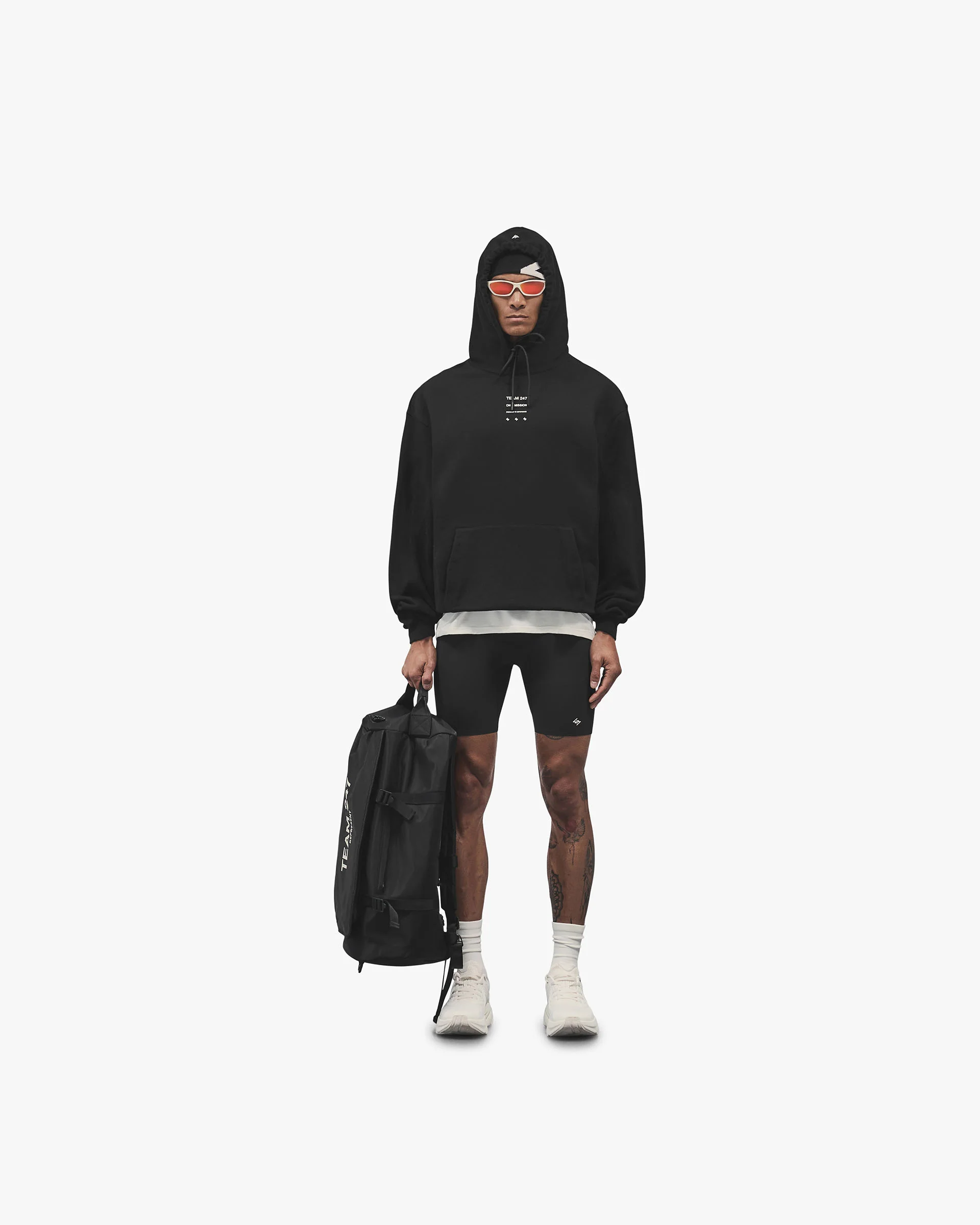 247 Uprising Oversized Hoodie - Black - Image 5