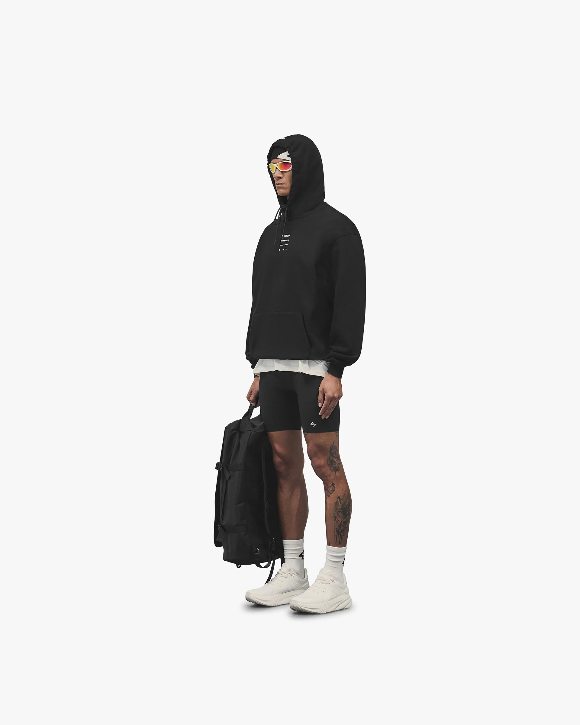 247 Uprising Oversized Hoodie - Black - Image 6