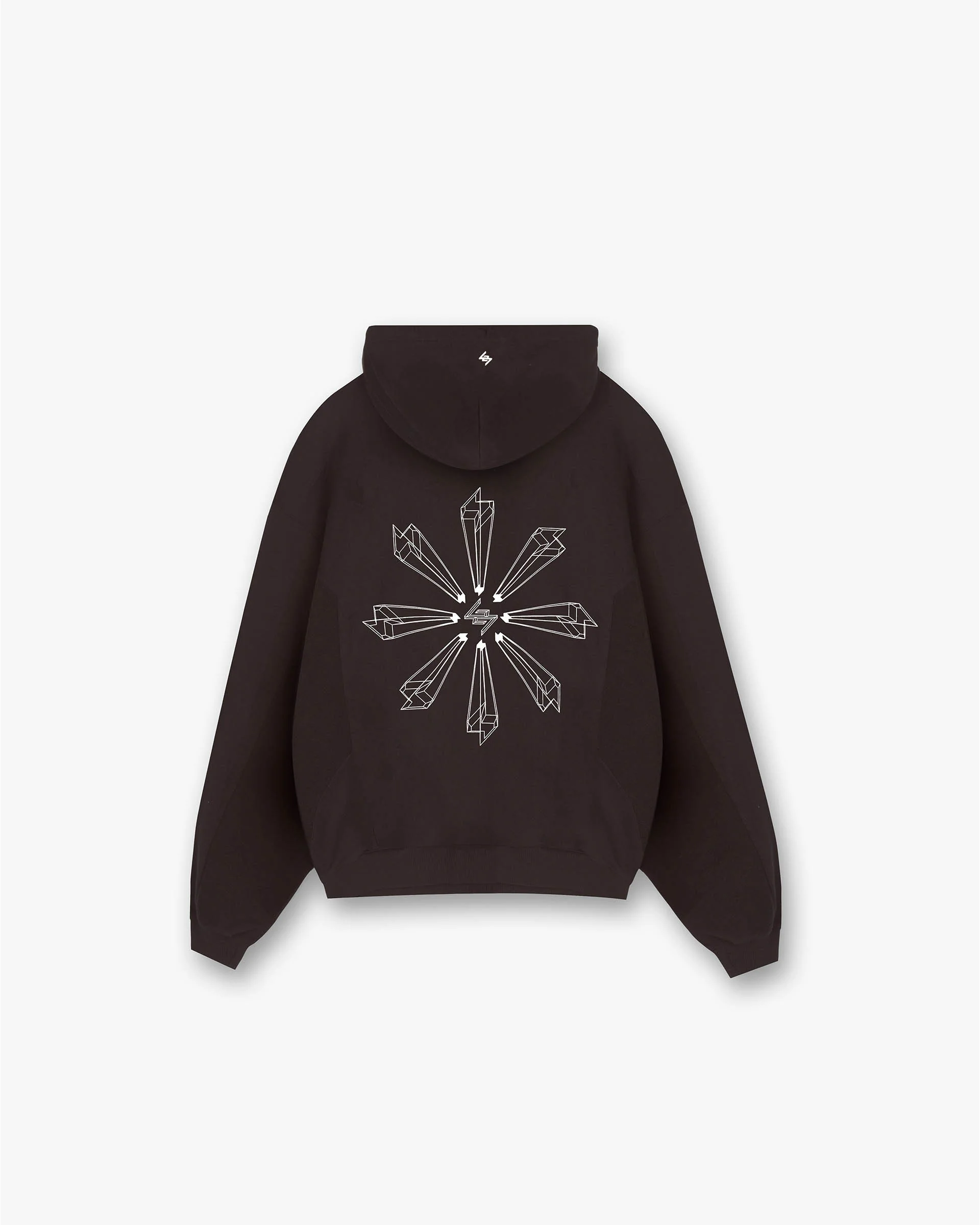 247 Uprising Oversized Hoodie - Chocolate - Image 8